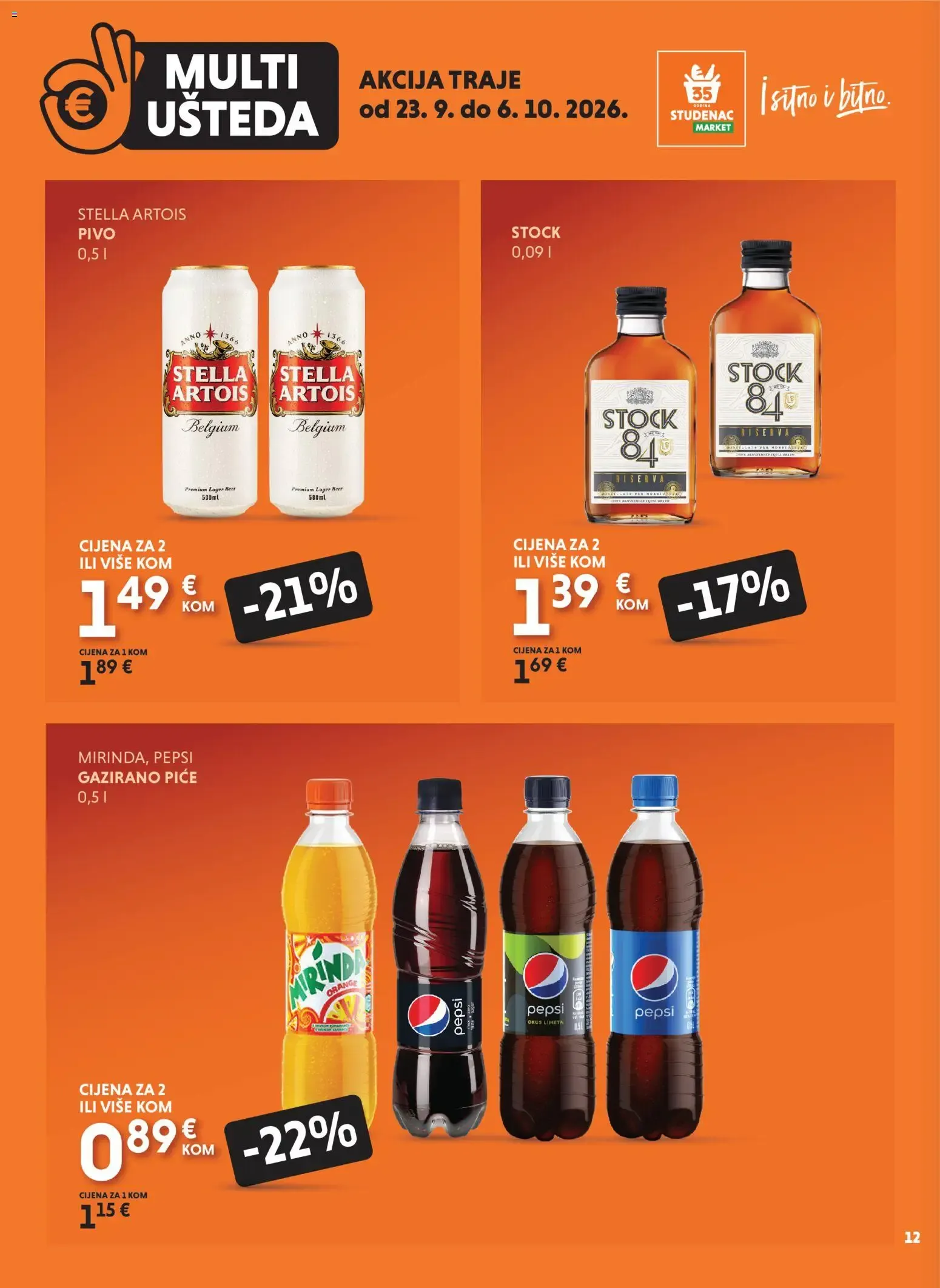 Katalog Multi Ušteda od 23. rujna do 6. listopada 2026. - Pregled Stranica 12