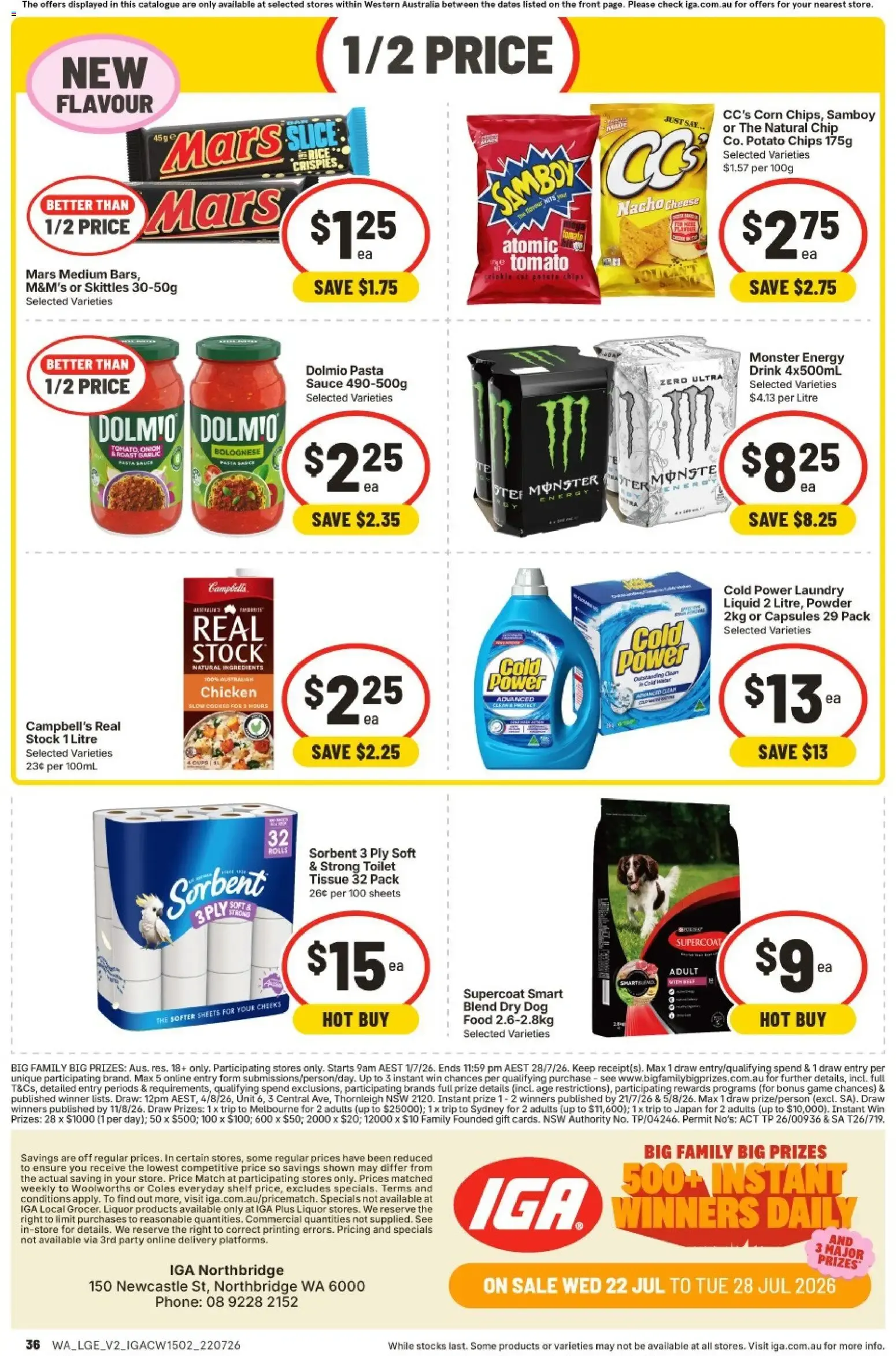 IGA Big Family Big Prizes - Catalogue valid from 22 July to 28 July 2026 - page 33