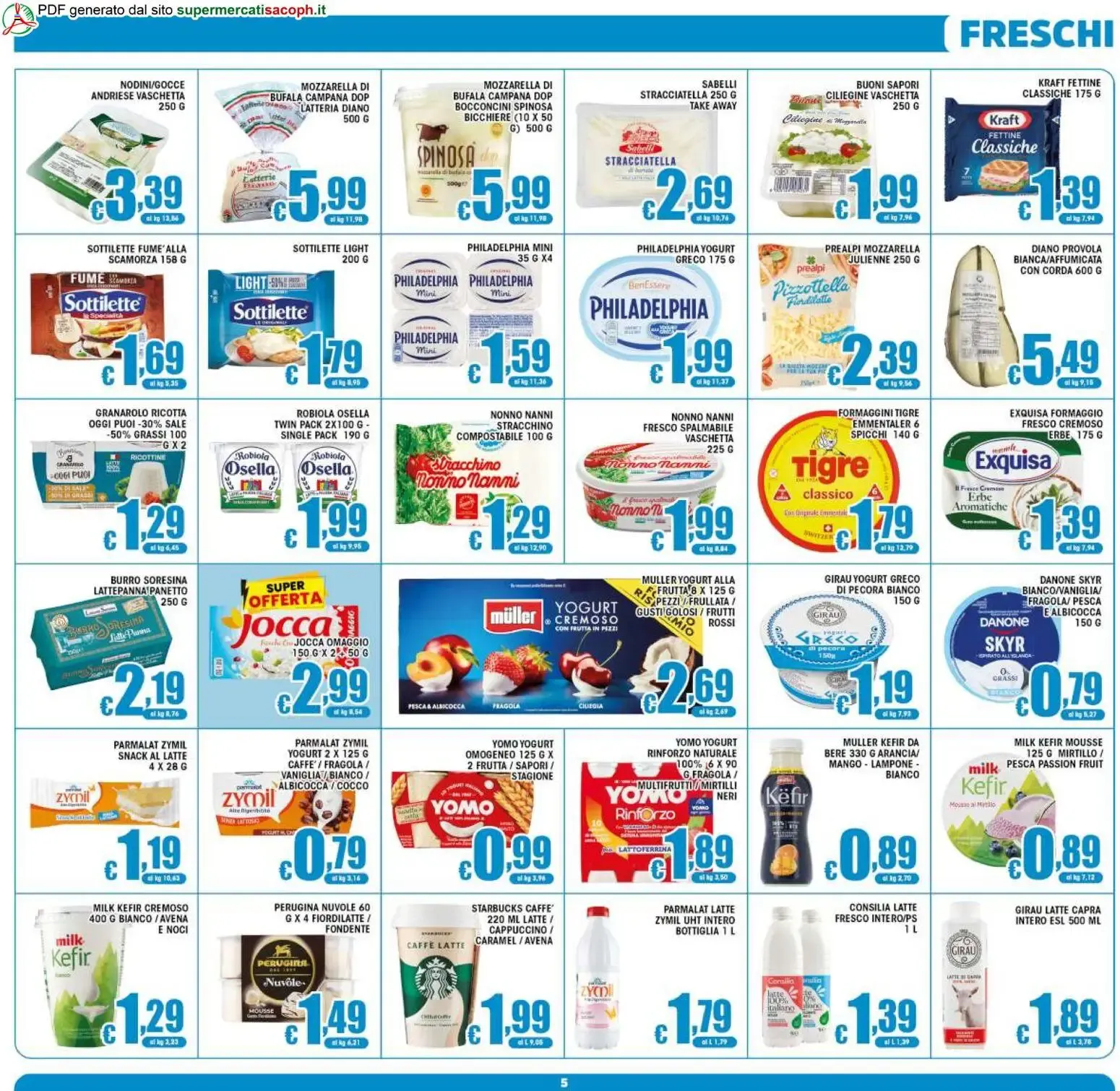Sacoph volantino dal 10/07/2026 - online Offerte da 10 luglio a 21 luglio di 2026 - Pagina del volantino 5