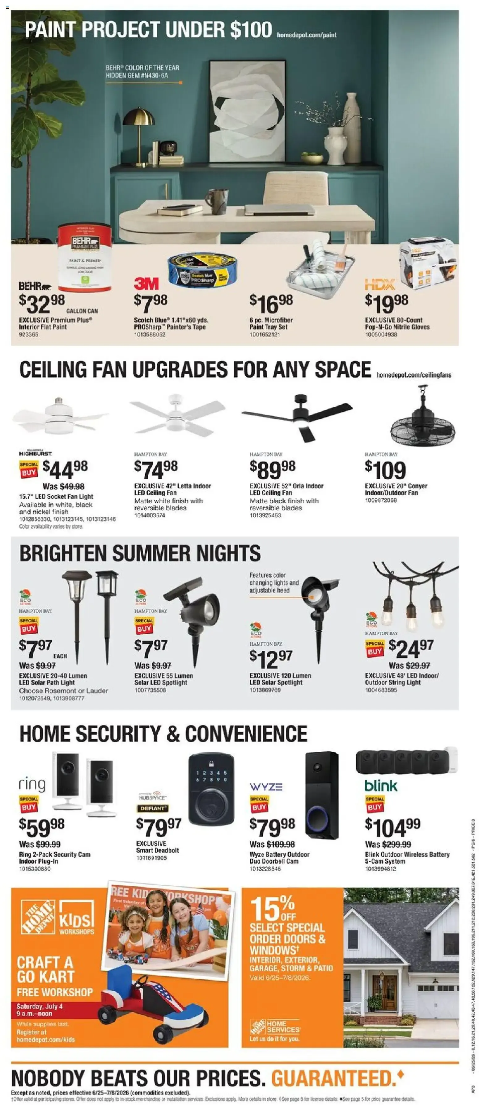 Weekly ad Home Depot Weekly Ad from 06/25/2026 - Flyer from June 25 to July 8 2026 - Page 6
