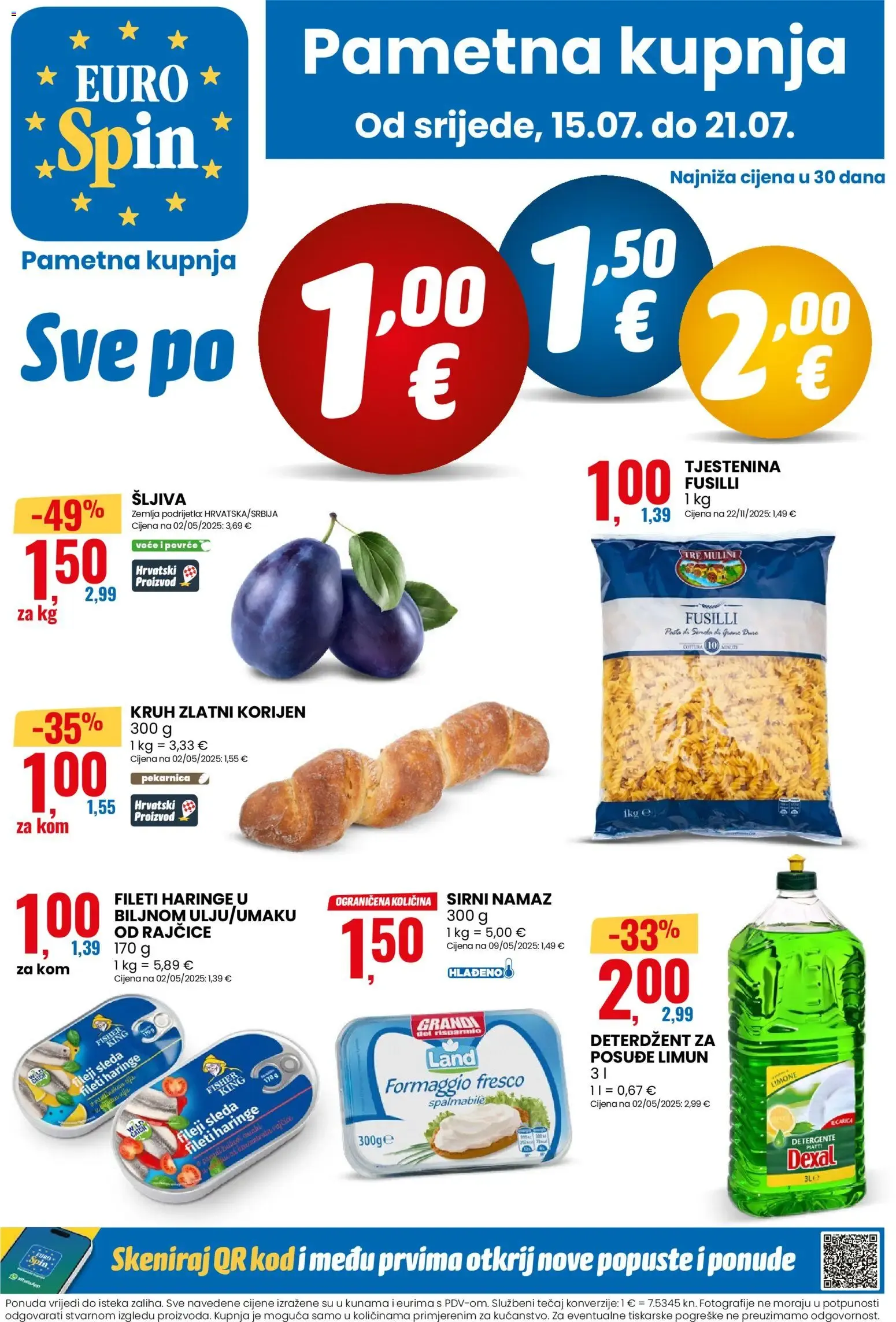 Katalog Eurospin - Pametna kupnja od 15. srpnja do 21. srpnja 2026. - Pregled Stranica 1