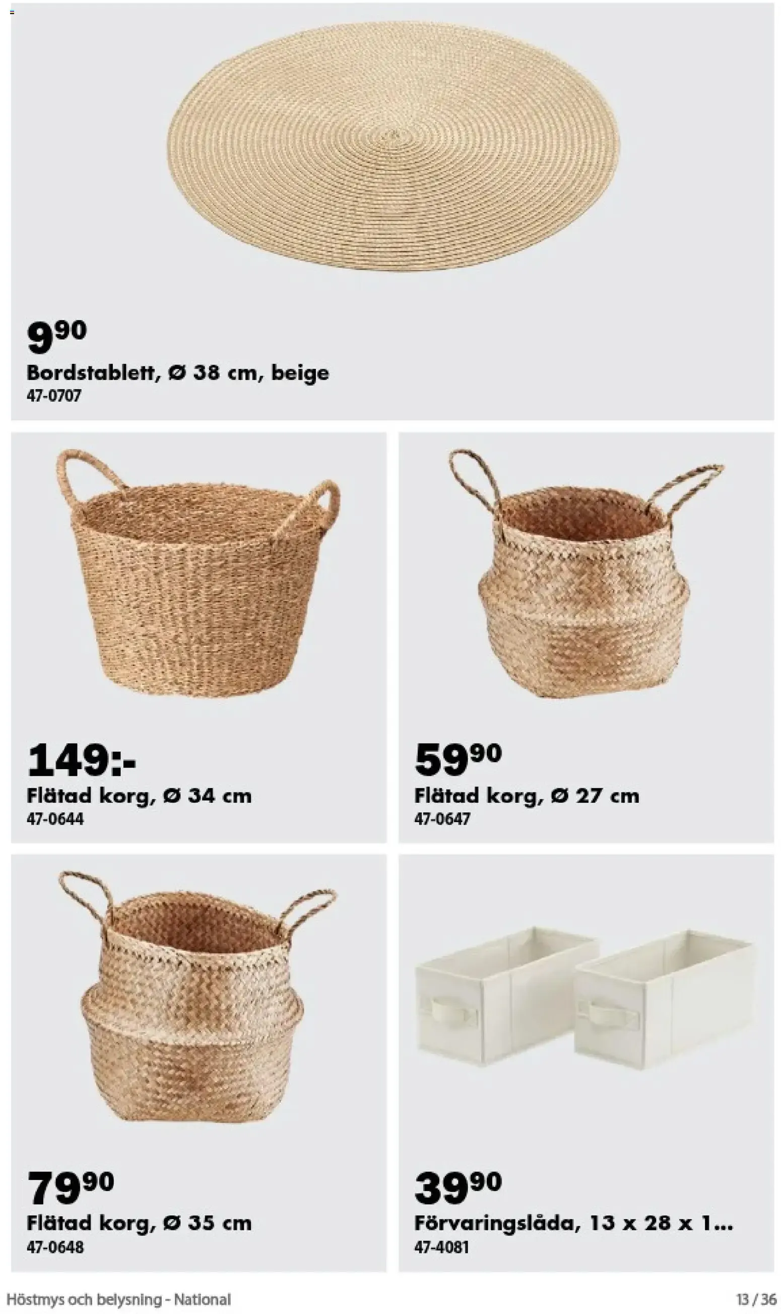 Gör det mysigt i höstmörkret! från 1 september till 30 september 2026 - Reklamblad sidor 13