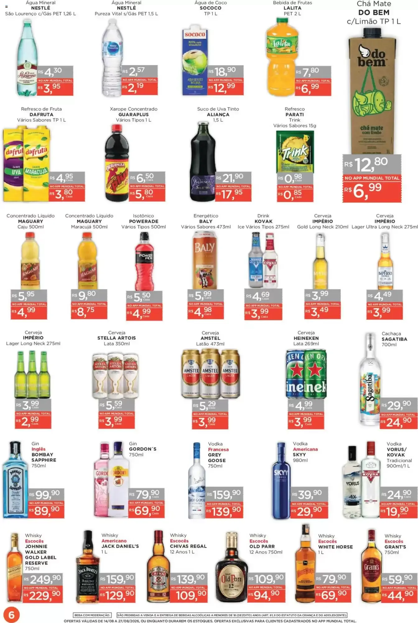 Encarte de Encarte Supermercados Mundial 14 de agosto até 27 de agosto 2026 - Pagina 6