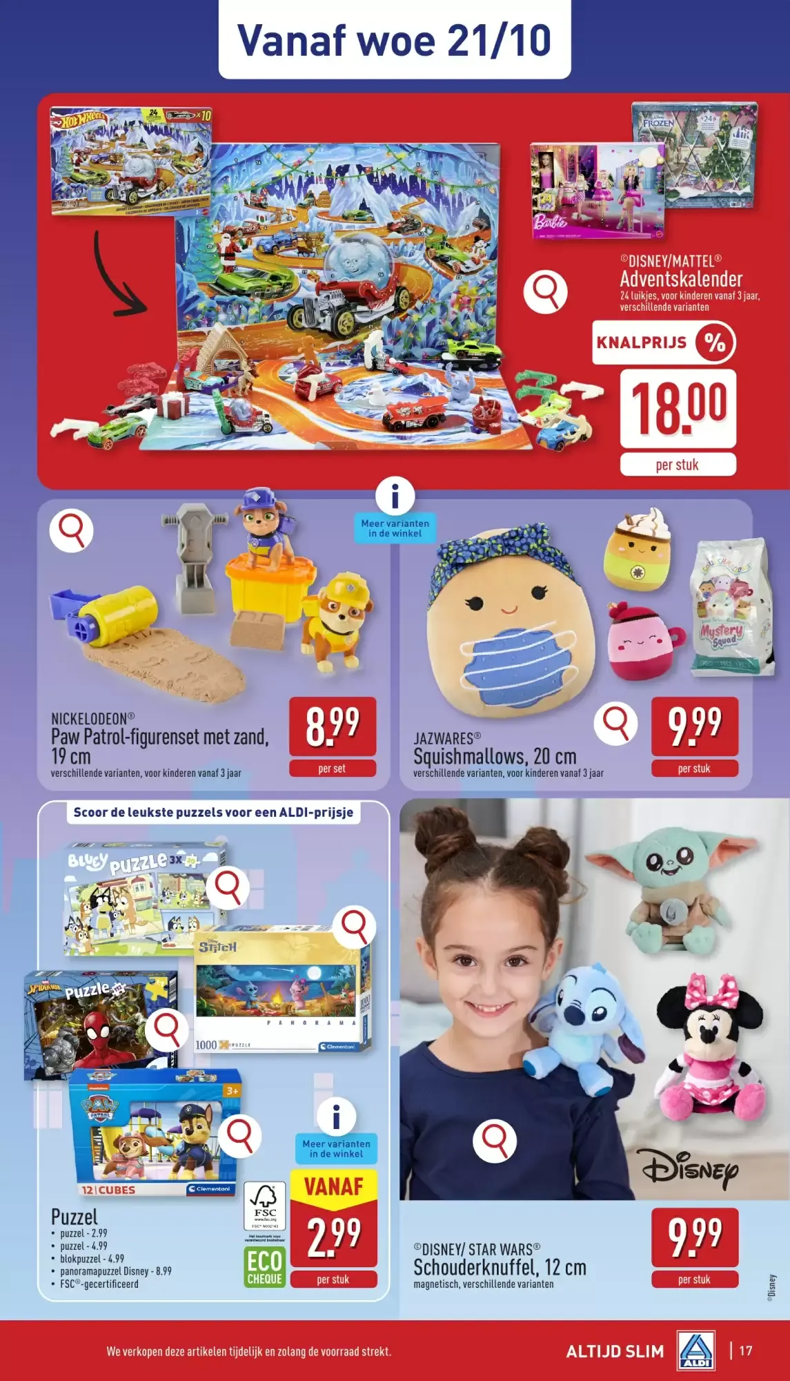ALDI Folder van ma 19/10 t.e.m. zat 24/10 van 19 oktober tot 24 oktober 2026 - folder pagina 17