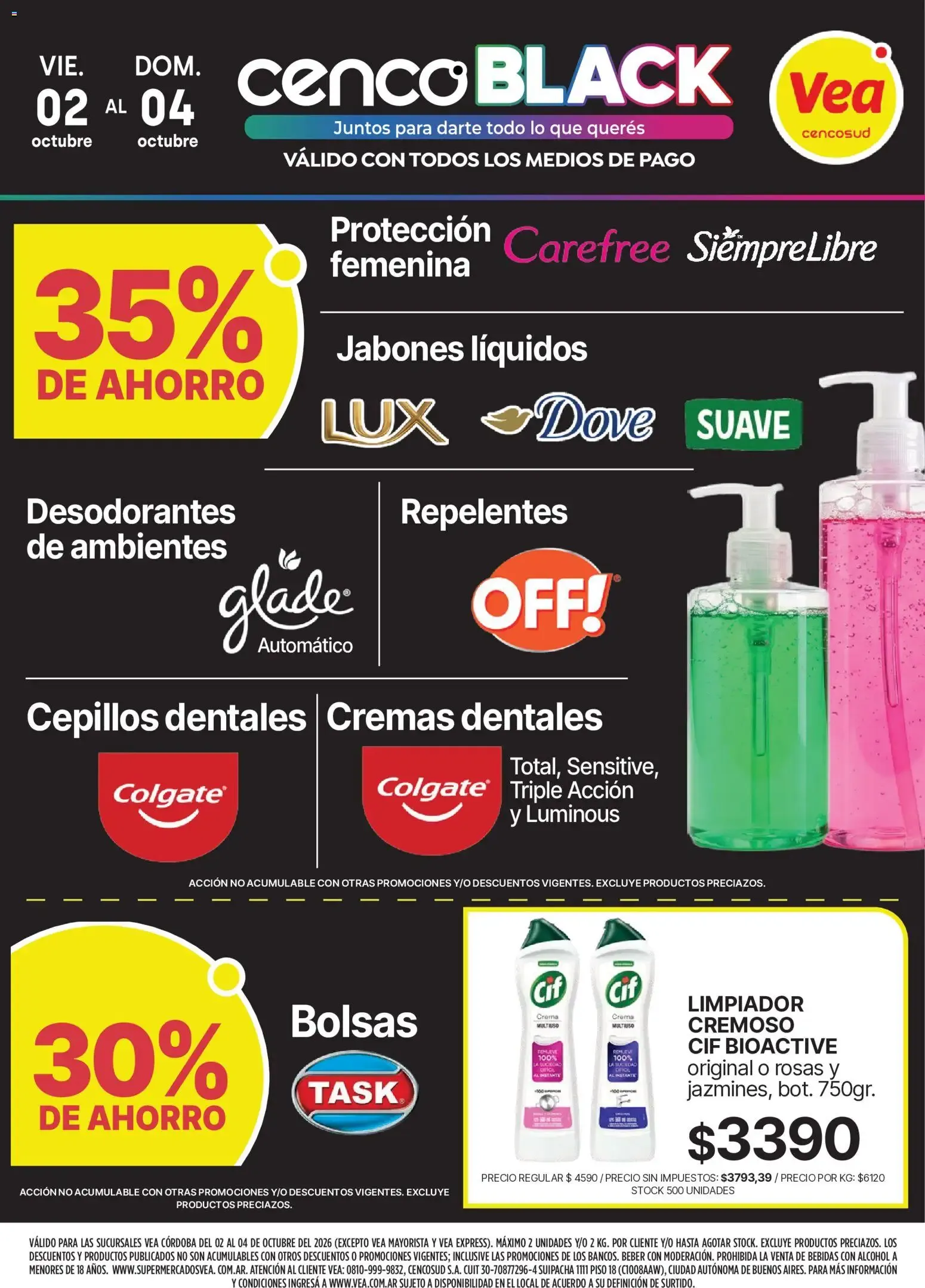 Ofertas de Vea - CENCOBLACK | Córdoba del 02/10/2026 - 04/10/2026 2 de octubre al 4 de octubre 2026 - Página 6 del catálogo