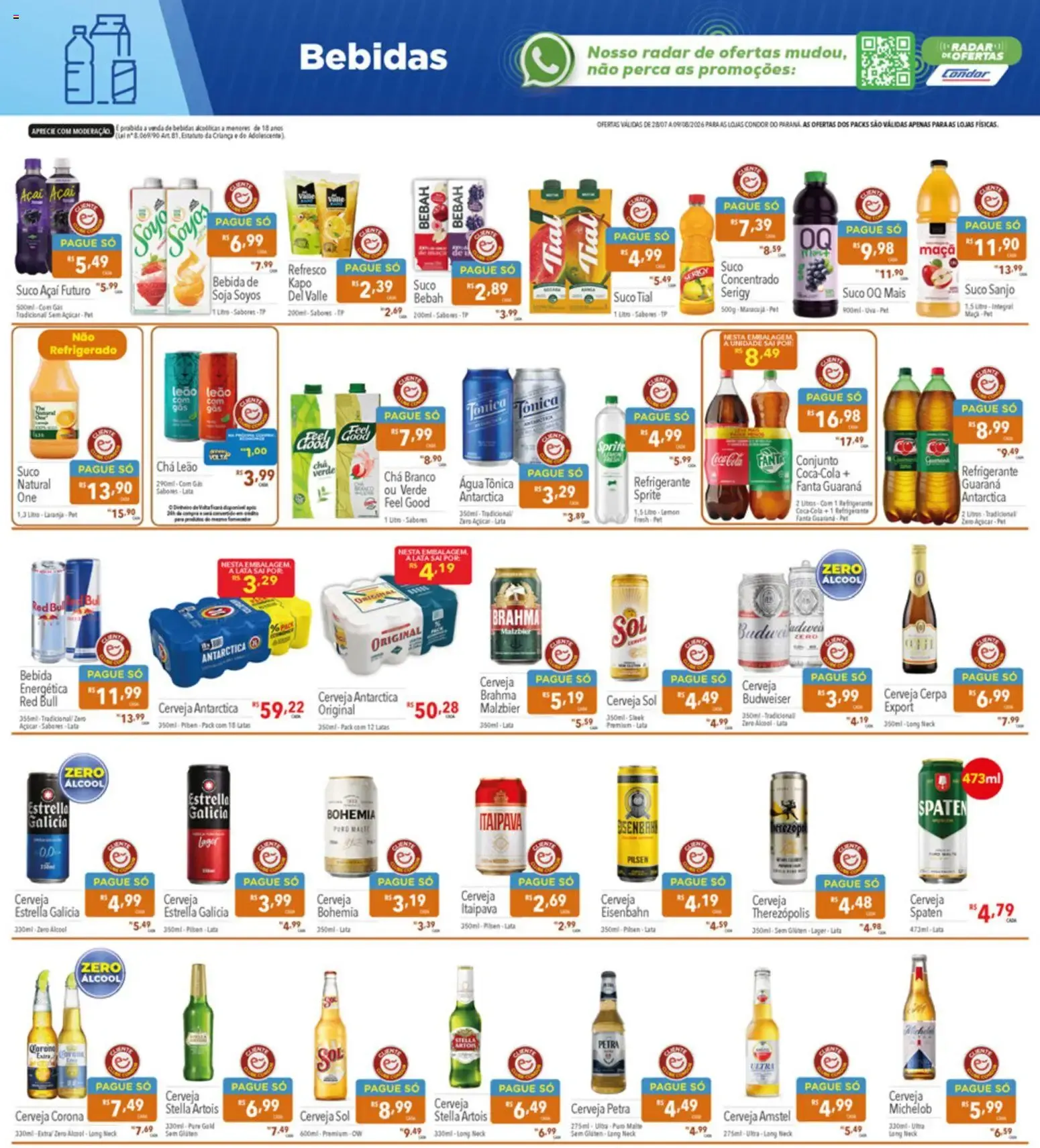 Encarte de Tabloide Condor - Dia dos Pais 28 de julho até 9 de agosto 2026 - Pagina 16