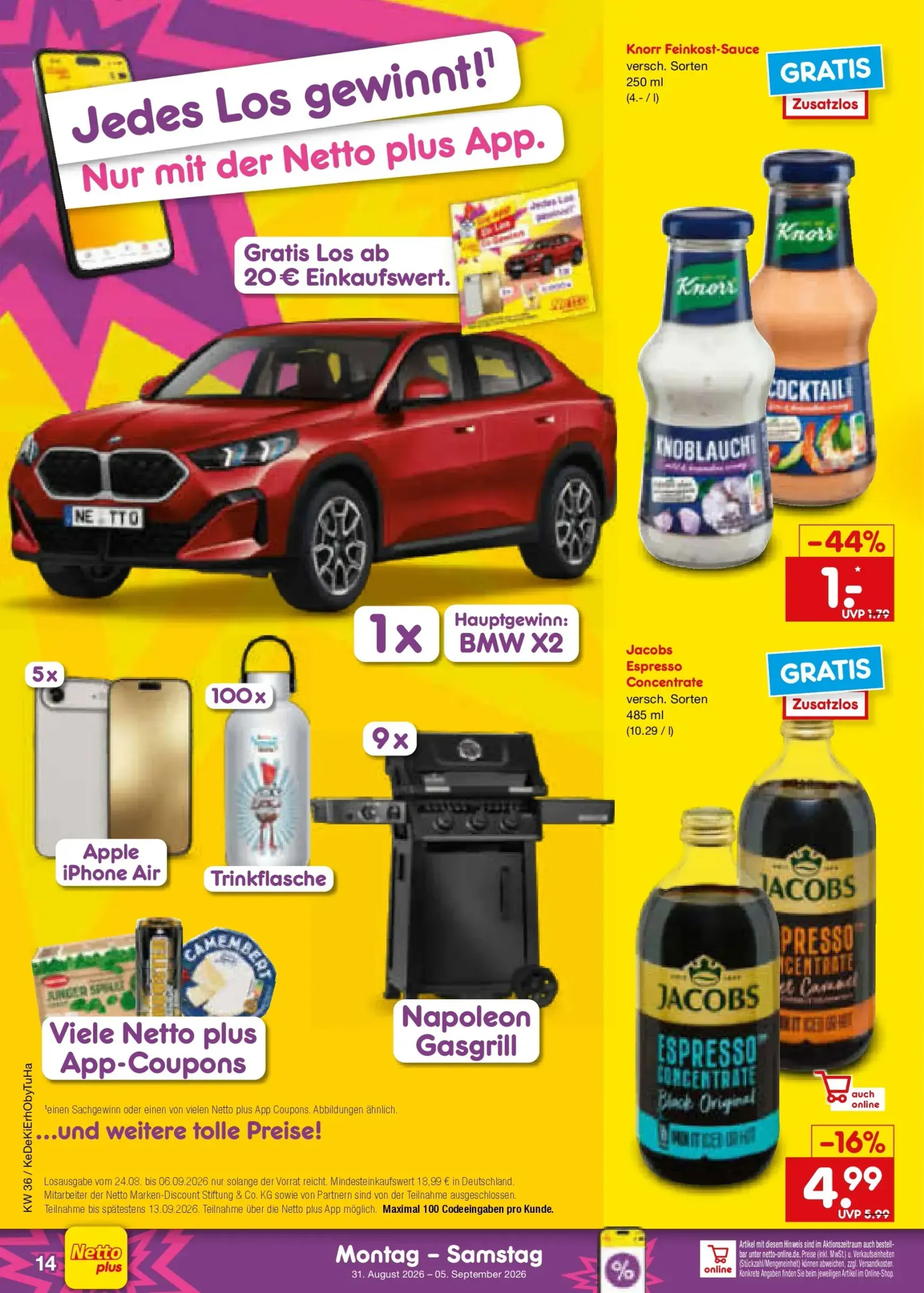Netto Marken Discount Prospekt – von Montag 31.08.2026 bis Samstag 05.09.2026 von 31. August bis 5. September 2026 - Prospekt seite 19