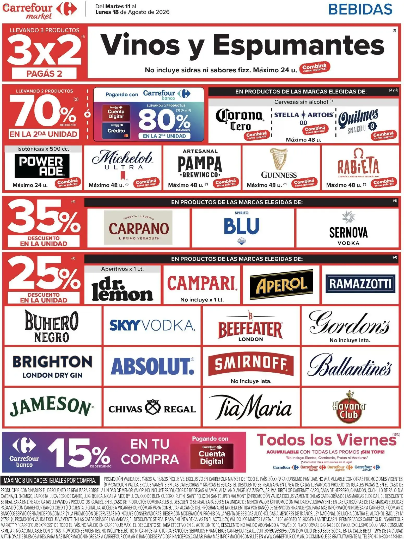 Ofertas de Carrefour ofertas || del 11/08/2026 - 18/08/2026 || Promociones 11 de agosto al 18 de agosto 2026 - Página 46 del catálogo