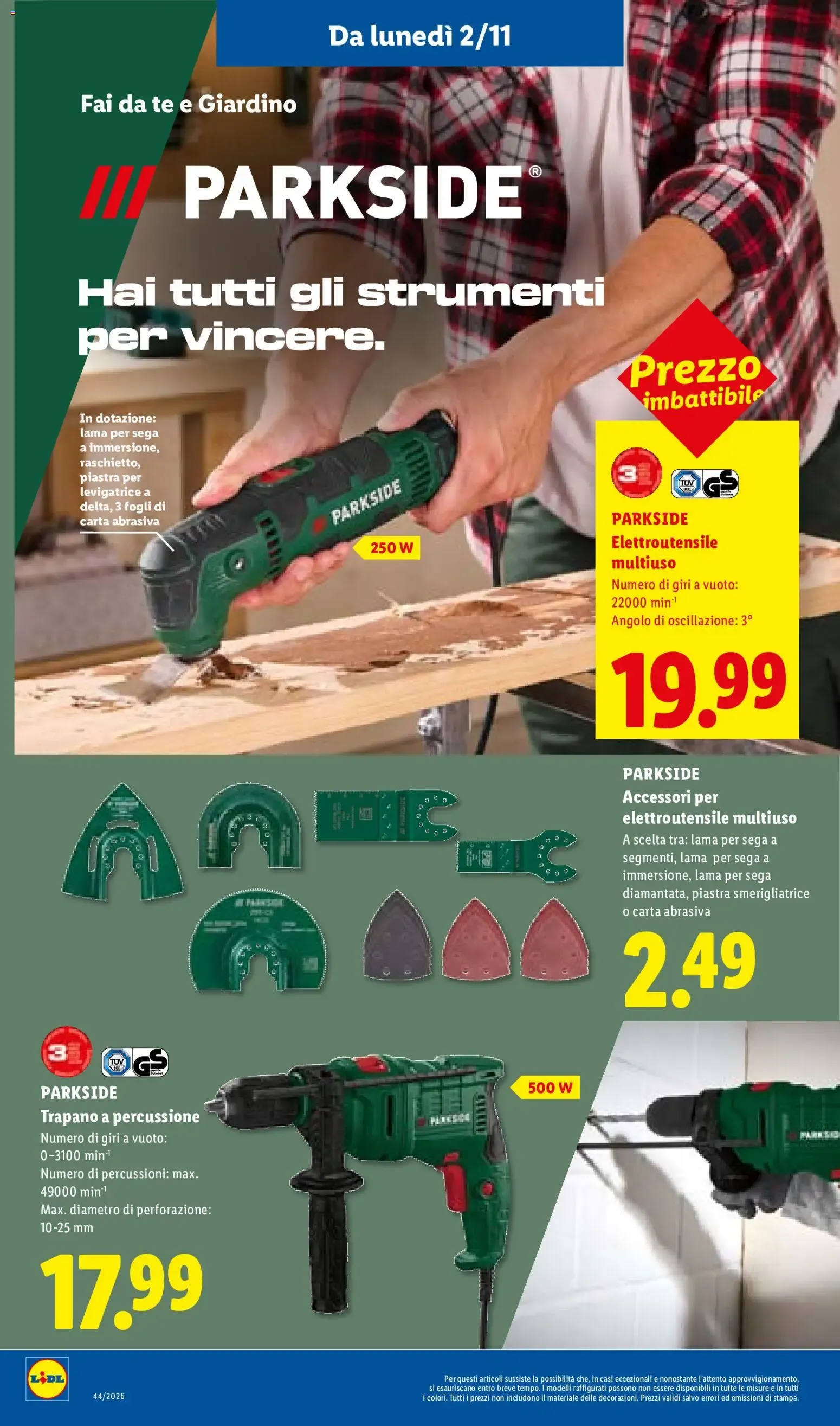 NUOVO LIDL volantino dal 29/10/2026 della prossima settimana da 29 ottobre a 4 novembre di 2026 - Pagina del volantino 46