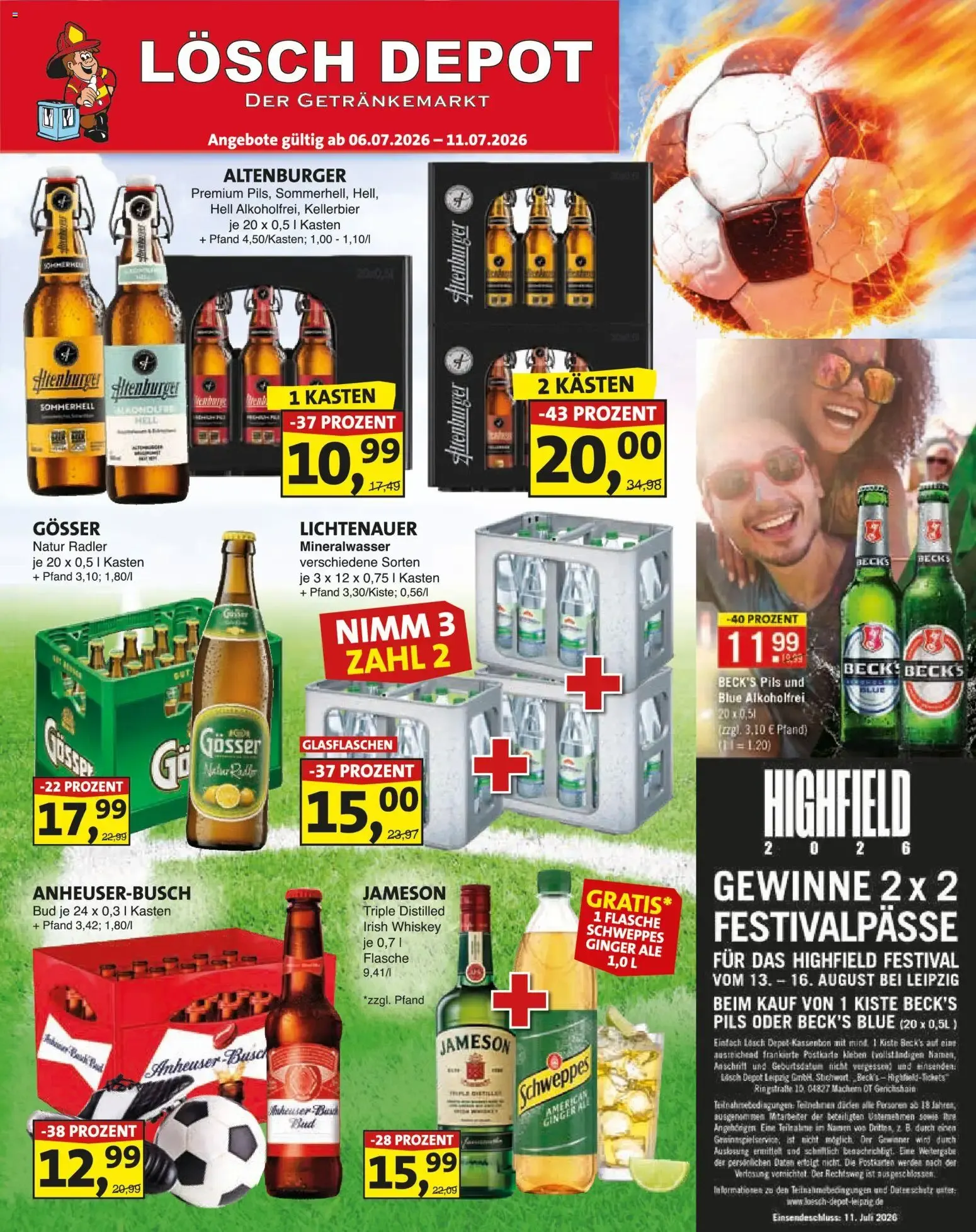 Lösch Depot Prospekt vom 06.07.2026 – Angebote online von 6. Juli bis 11. Juli 2026 - Prospekt seite 1