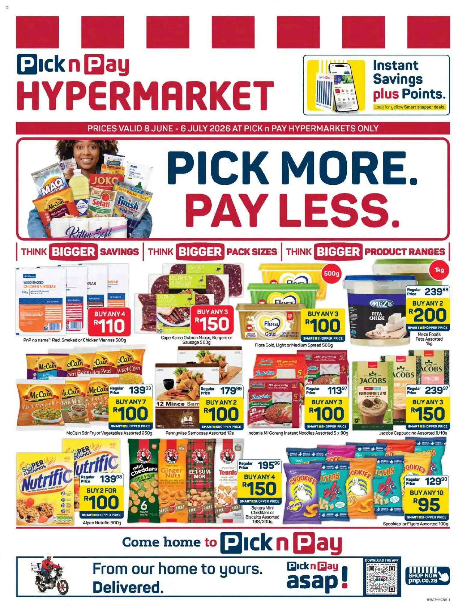 Pick n Pay - Hypermarket Pick More, Pay Less Specials (08/06/2026 - 06/07/2026) Online from 8 June to 6 July 2026 - Catalogue Page 1