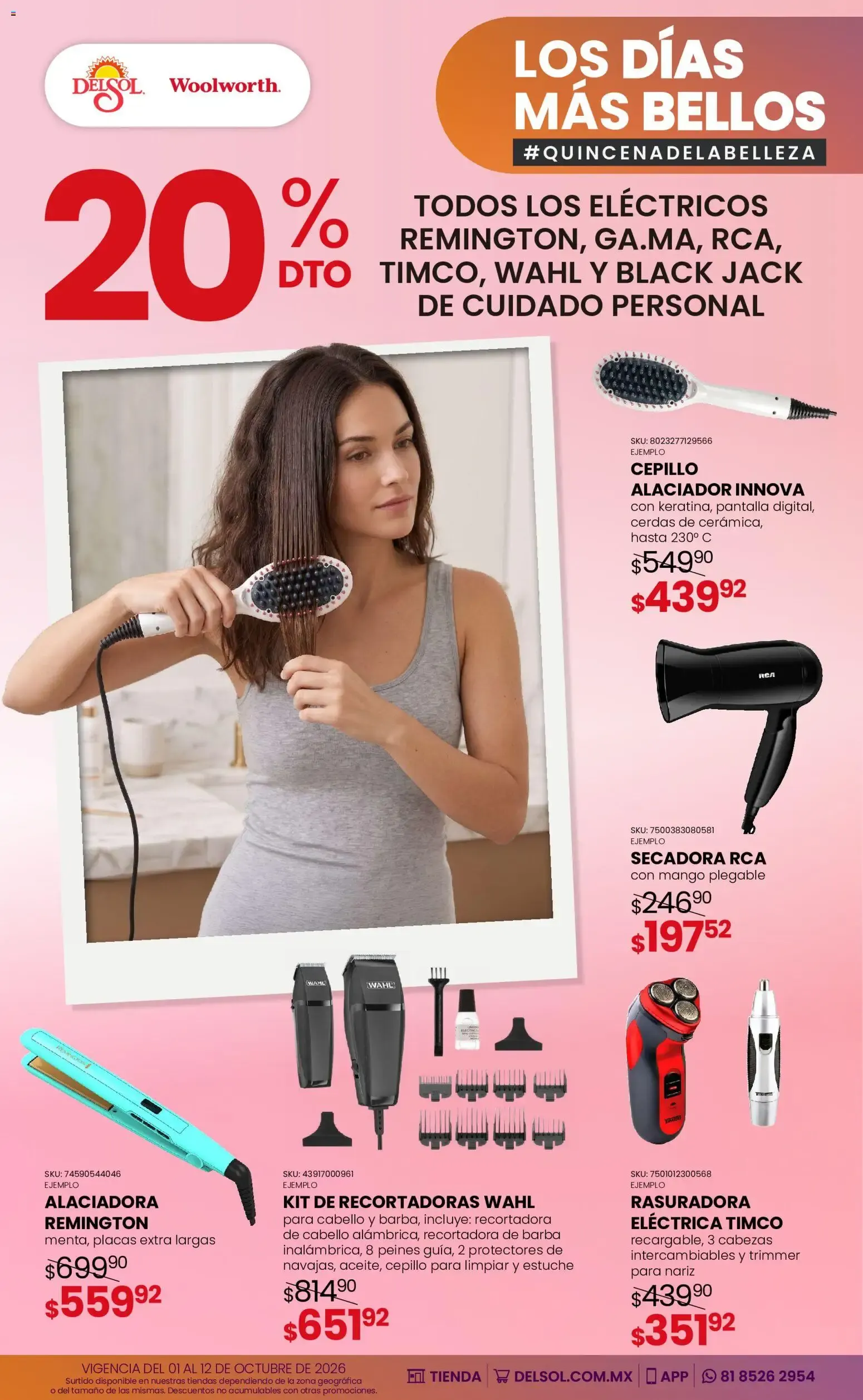Catálogo de Del Sol y Woolworth catálogo Los días más bellos - Quincena Belleza (01/10/2026 - 12/10/2026) - catálogo en línea 1 de octubre al 12 de octubre 2026 - Pagina 33