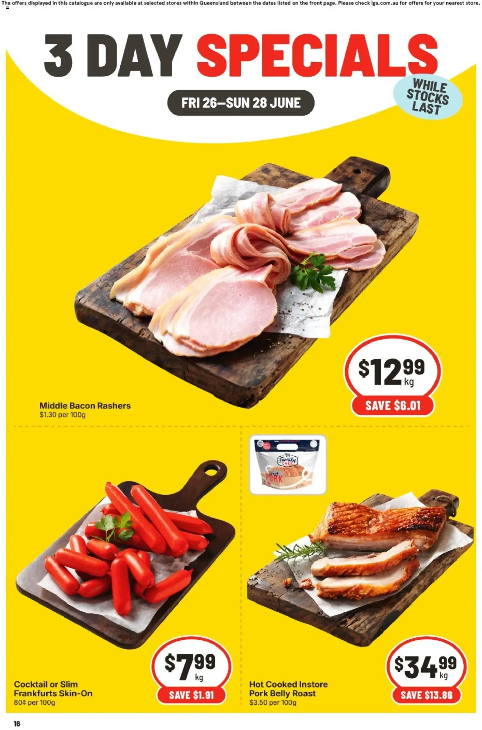 3 Day Specials - Catalogue valid from 26 June to 28 June 2026 - page 1