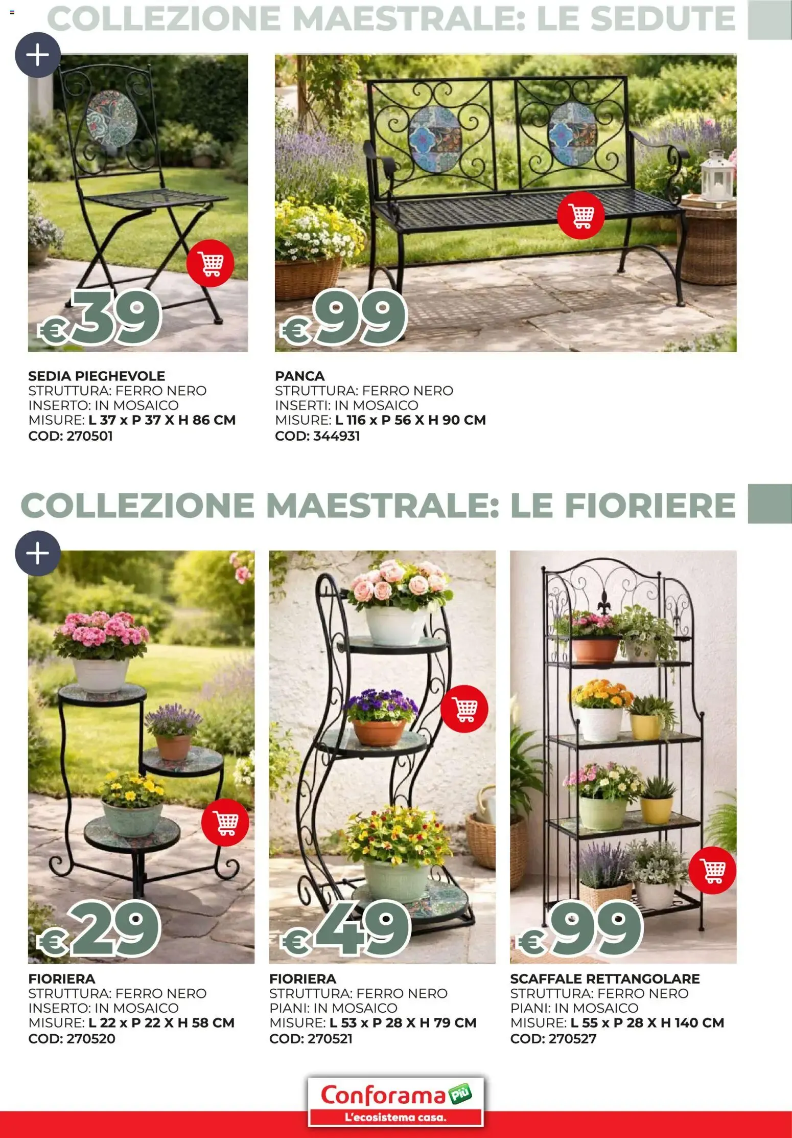Conforama Collezione Arredo Giardino da 19 marzo a 30 settembre di 2026 - Pagina del volantino 39