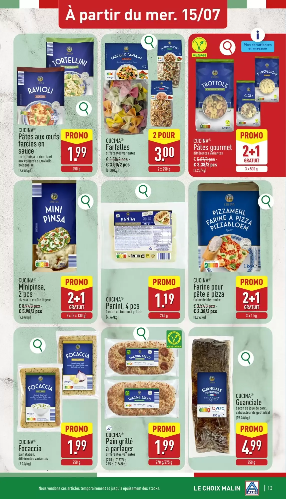 ALDI Dépliant du 13/07 au 18/07 van 13 juli tot 18 juli 2026 - folder pagina 13