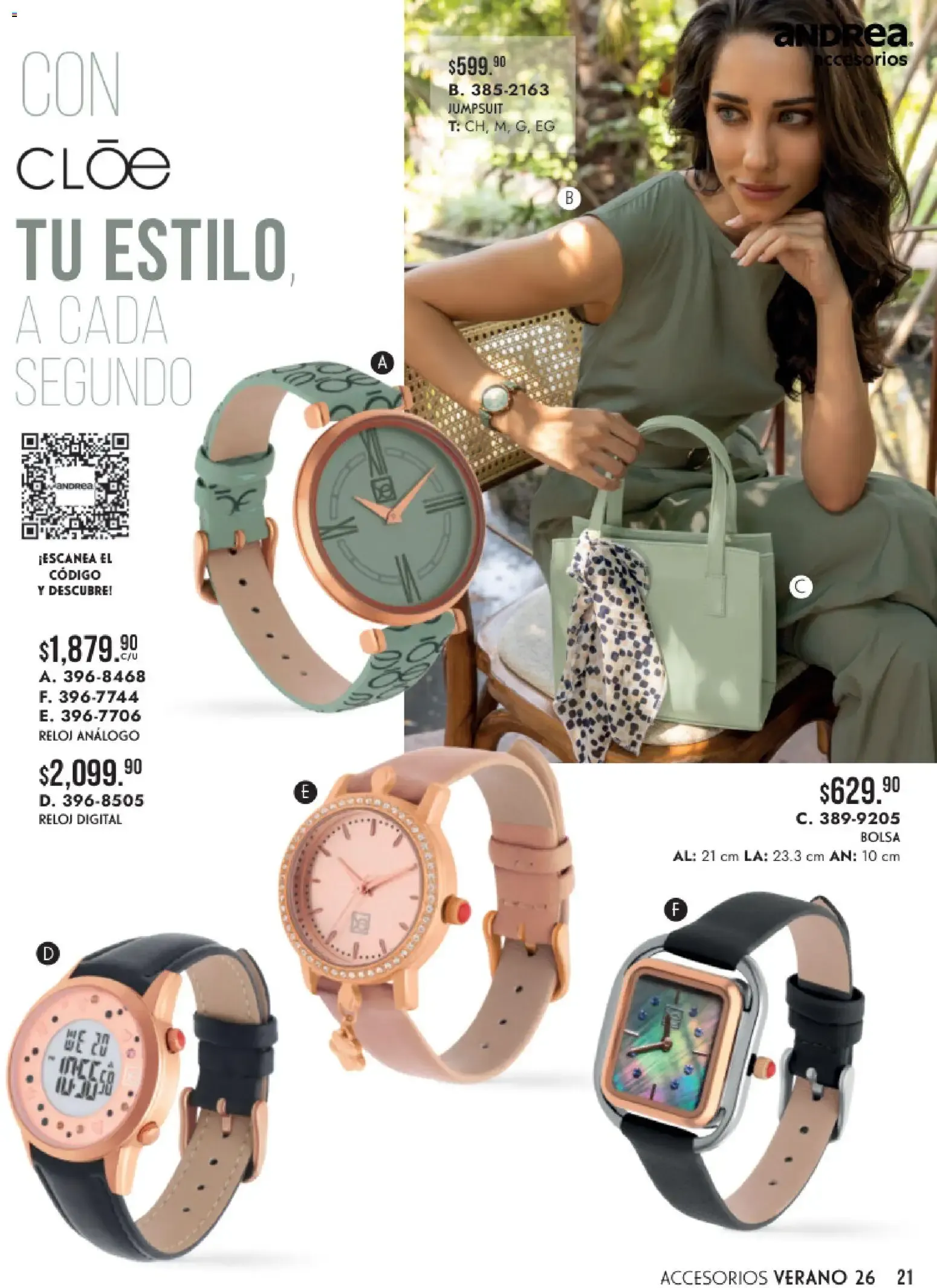 Catálogo de Andrea Verano 26 Accesorios 24 de mayo al 31 de diciembre 2026 - Pagina 21