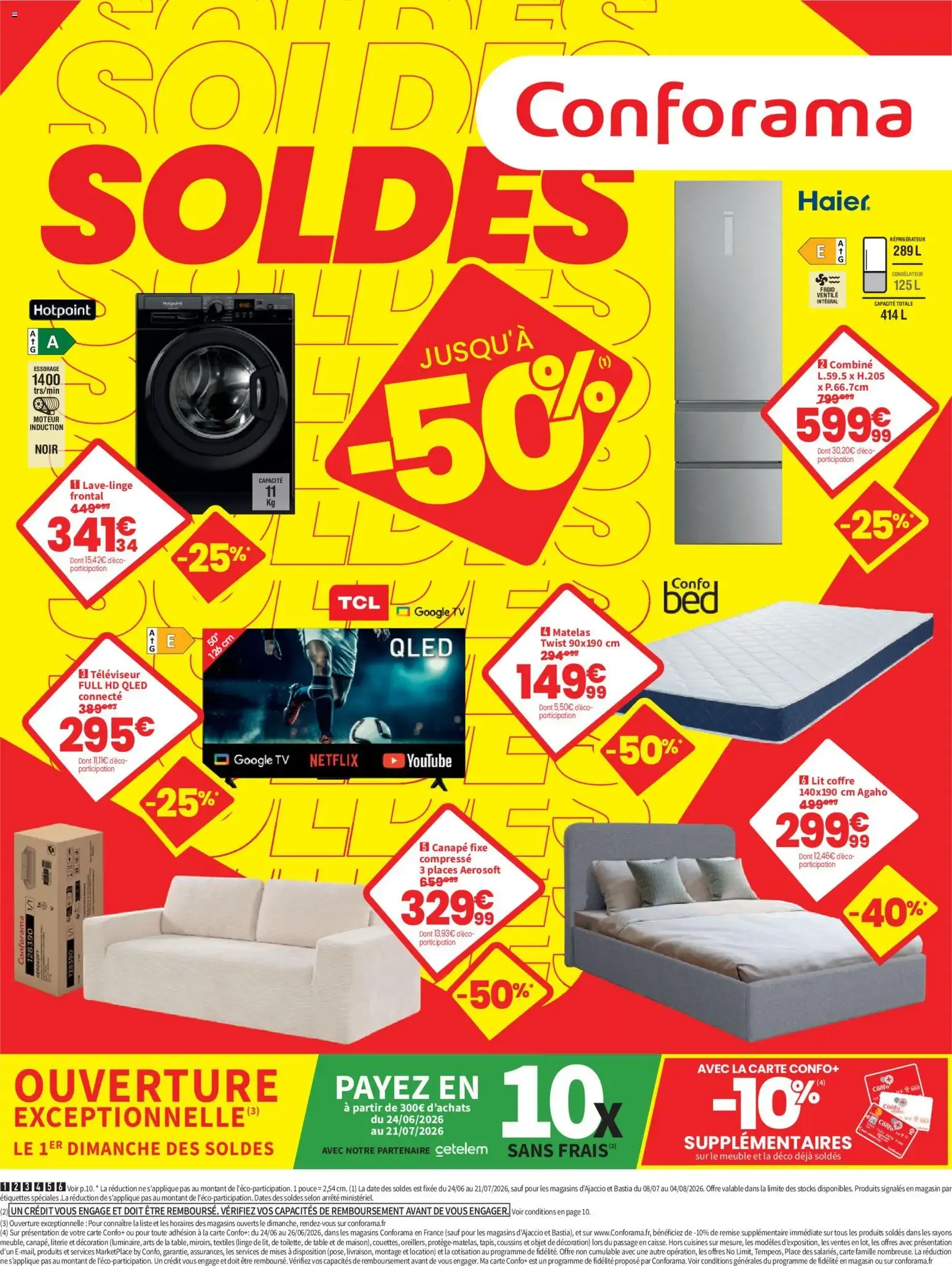Conforama prospectus à partir du 24/06/2026 - promo en ligne