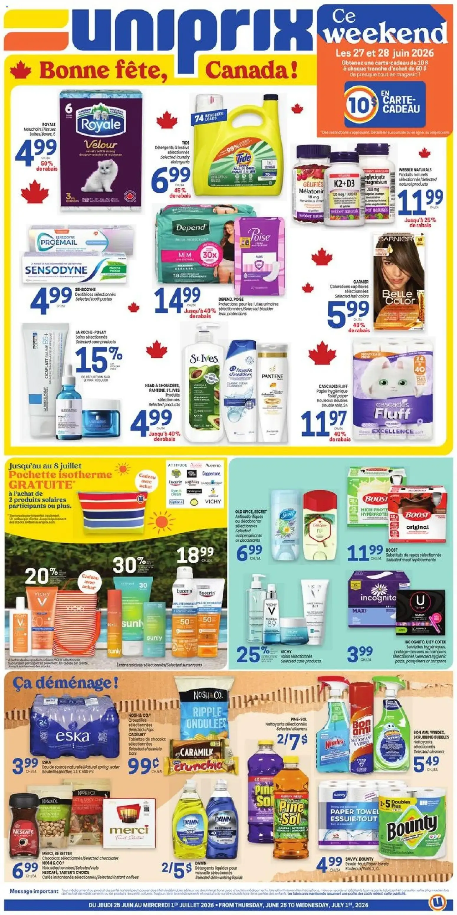 Uniprix - Circulaire hebdomadaire - QC from Jun 25, 2026 > weekly specials & deals