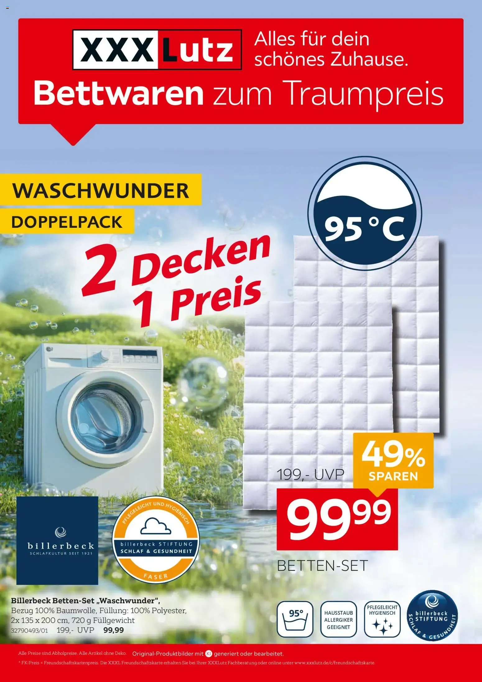 XXXLutz Bettwaren zum Traumpreis (ab 17.10.2026) zum Blättern von 17. Oktober bis 31. Oktober 2026 - Prospekt seite 1