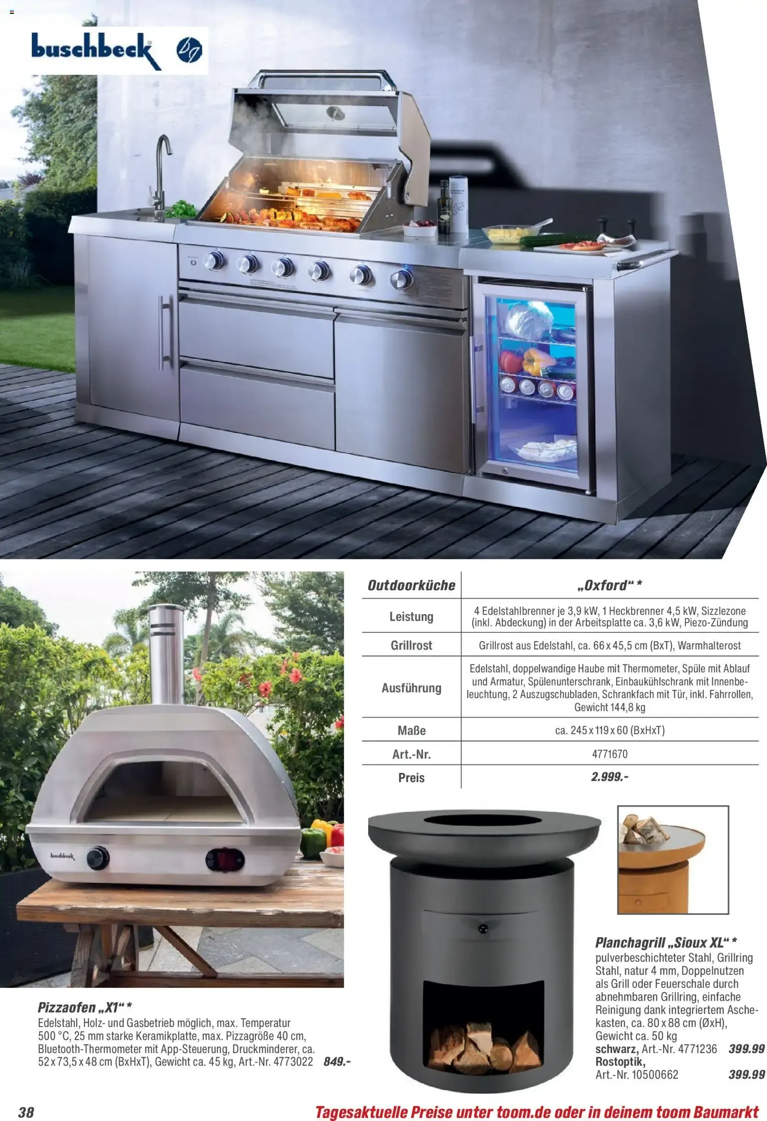 Toom Baumarkt Grills & Zubehör 2026 vom 14.02.2026 – Angebote online von 14. Februar bis 31. Dezember 2026 - Prospekt seite 37
