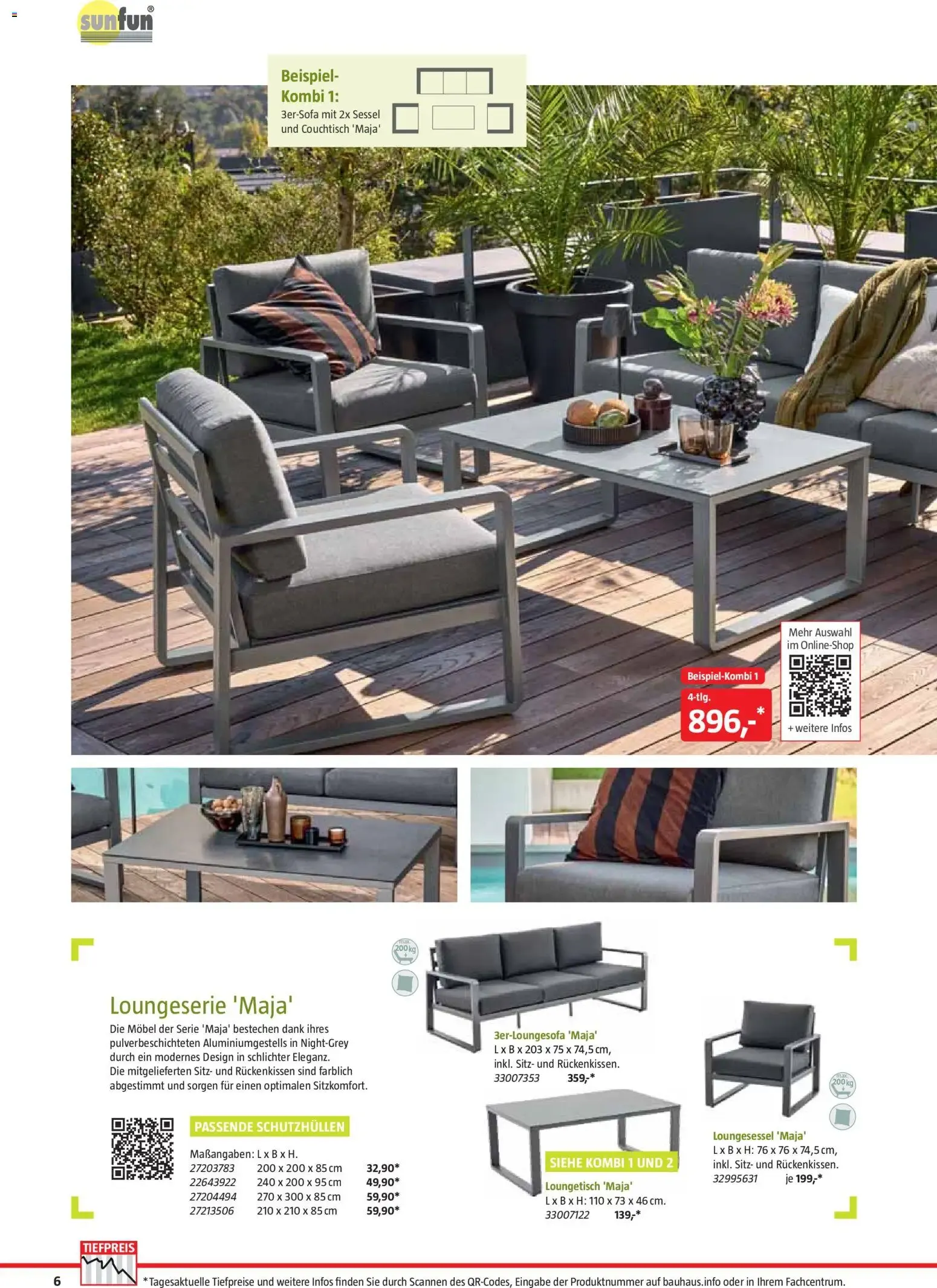 Bauhaus Freizeit im Garten von 01.05.2026 - Aktuelle Angebote von 1. Mai bis 30. Juni 2026 - Flugblätt seite  6