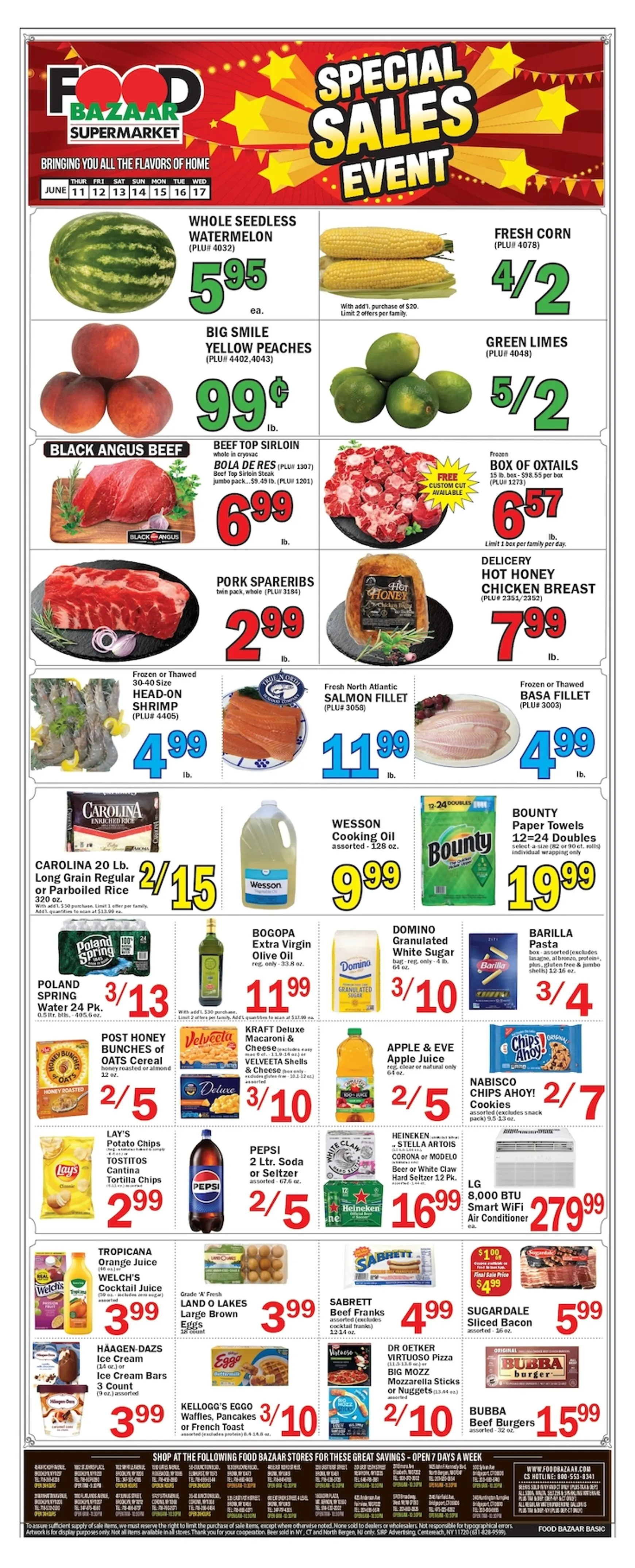 Food Bazaar Supermarket Special Sales Event