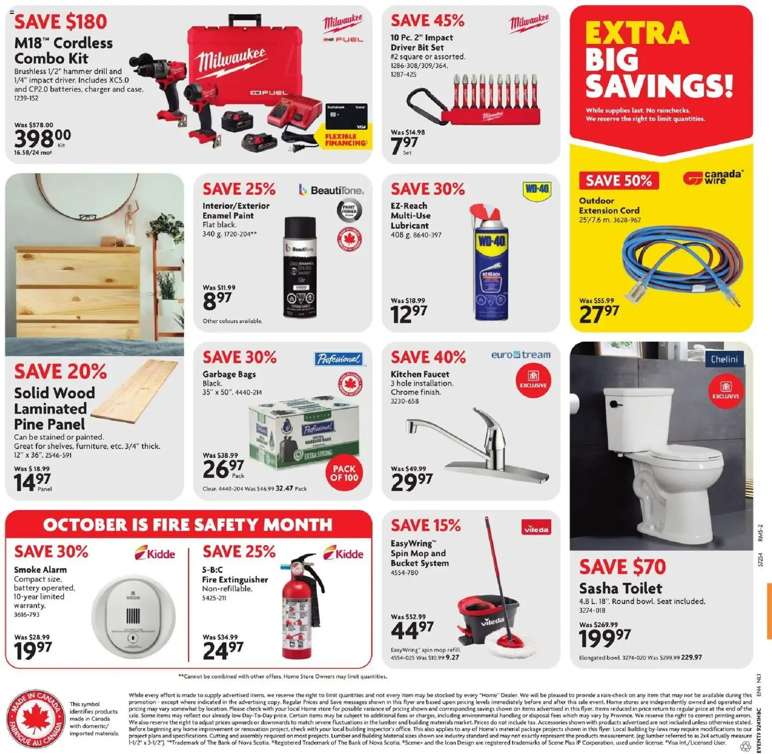 Home Hardware weekly flyer / circulaire from Oct 8, 2026 > weekly specials & deals from October 8 to October 21 2026 - flyer page 2