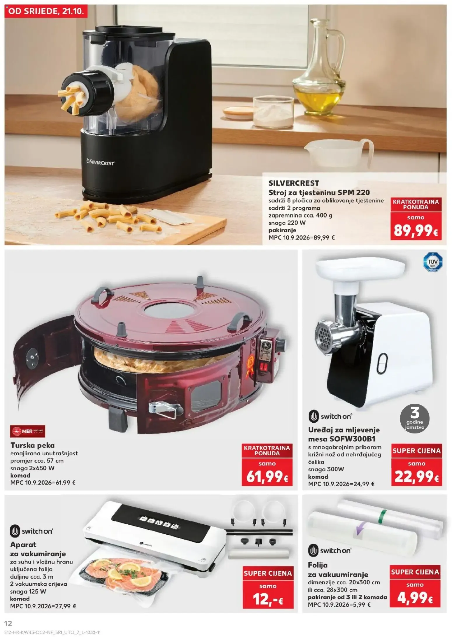 Katalog Kaufland Katalog novi od 21.10.2026 na listanje > letak digitalni od 21. listopada do 27. listopada 2026. - Pregled Stranica 12