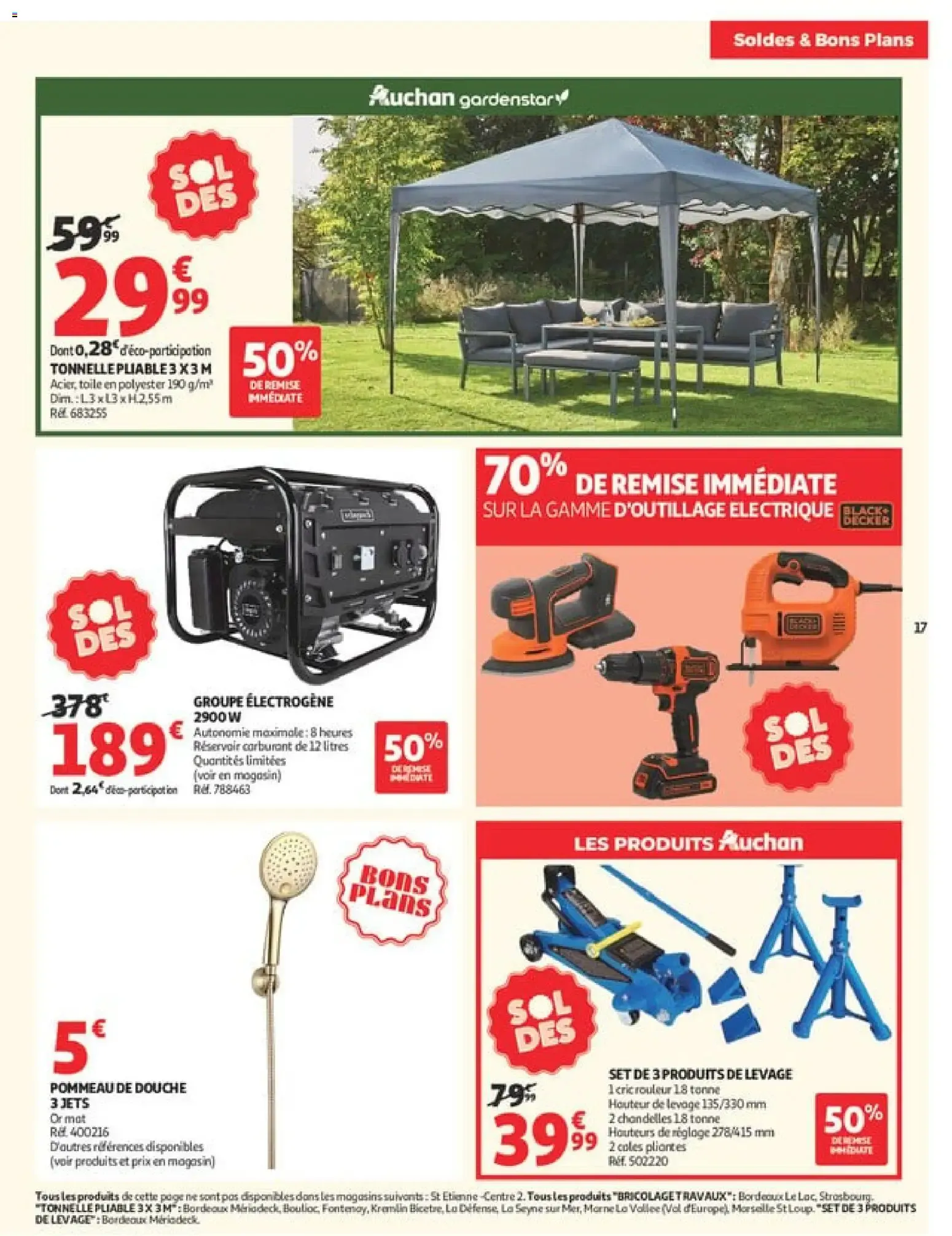 Auchan - Soldes & Bons Plans du 24 juin au 21 juillet 2026 - Catalogue page 17