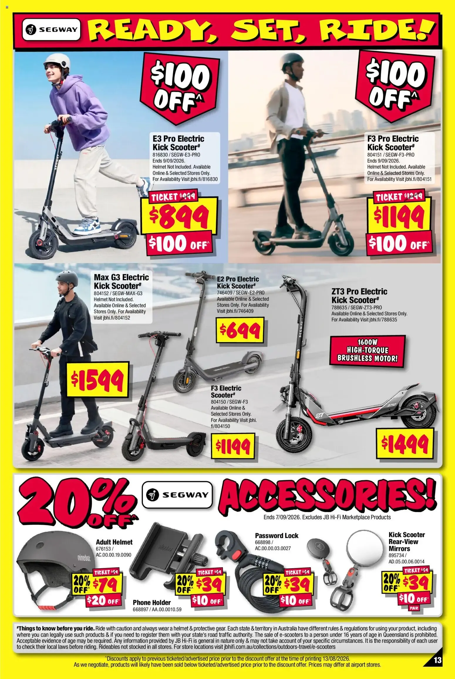 JB Hi-Fi Deals for Dad! Fitness, Wearables & Outdoor! - Catalogue valid from 24 August to 6 September 2026 - page 13