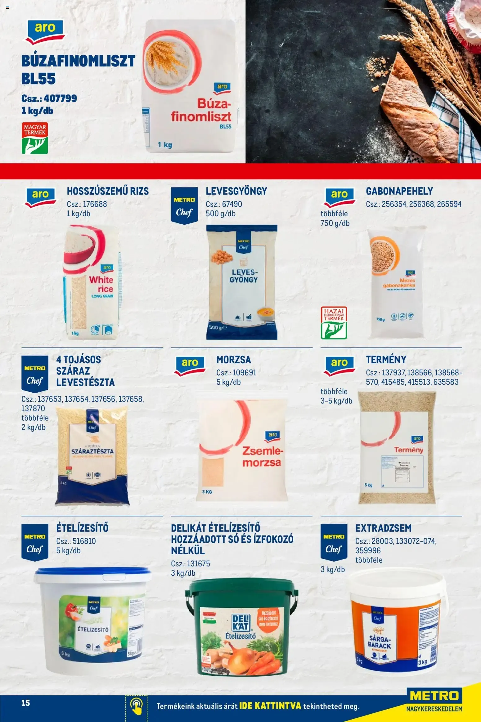 Katalógus METRO NAGYKERESKEDELEM - KANTIN MEGOLDÁSOK január 1.-tól december 31.-ig 2026. - Oldal 15