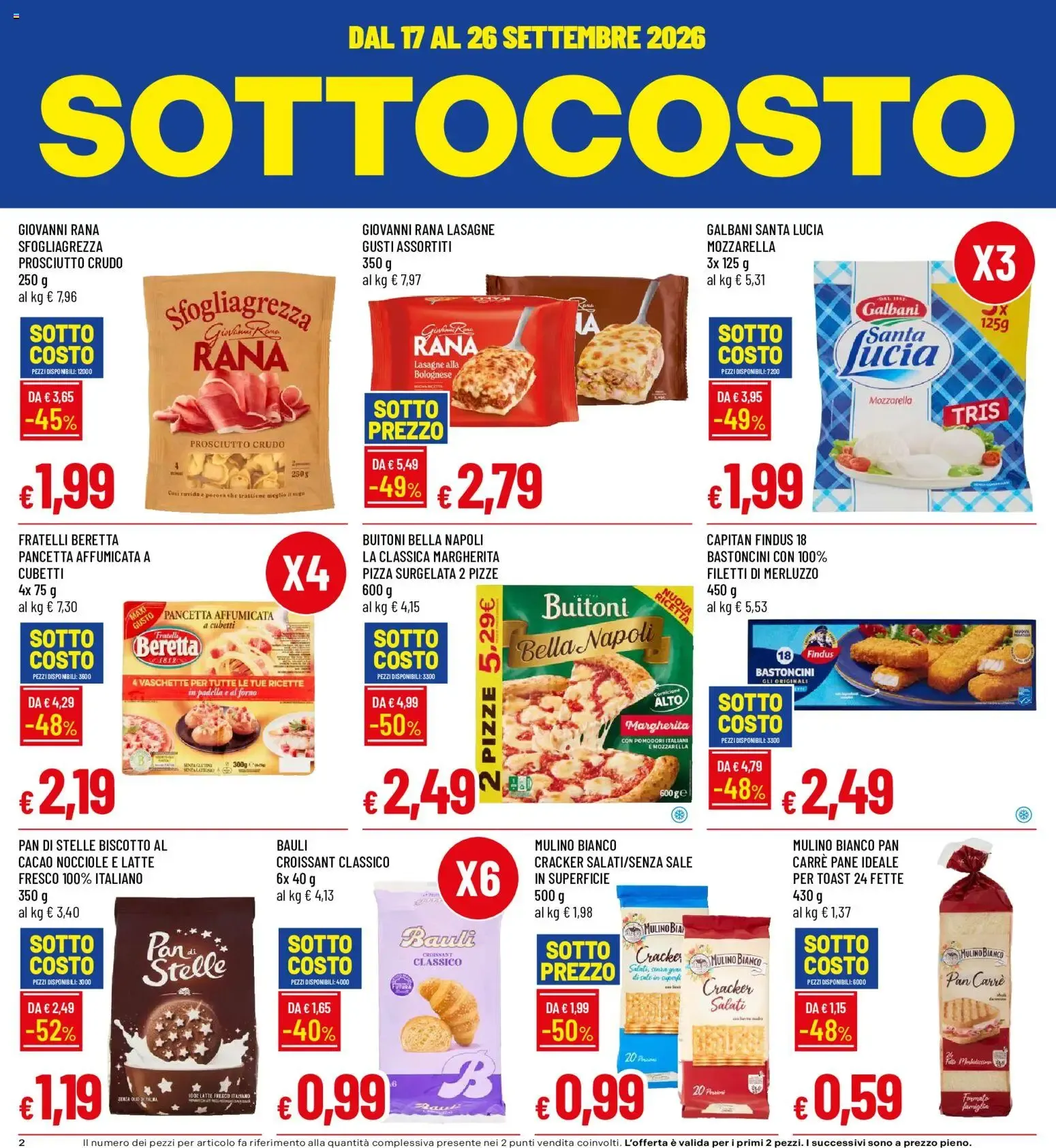 Galassia - Sotto Costo da 17 settembre a 26 settembre di 2026 - Pagina del volantino 2