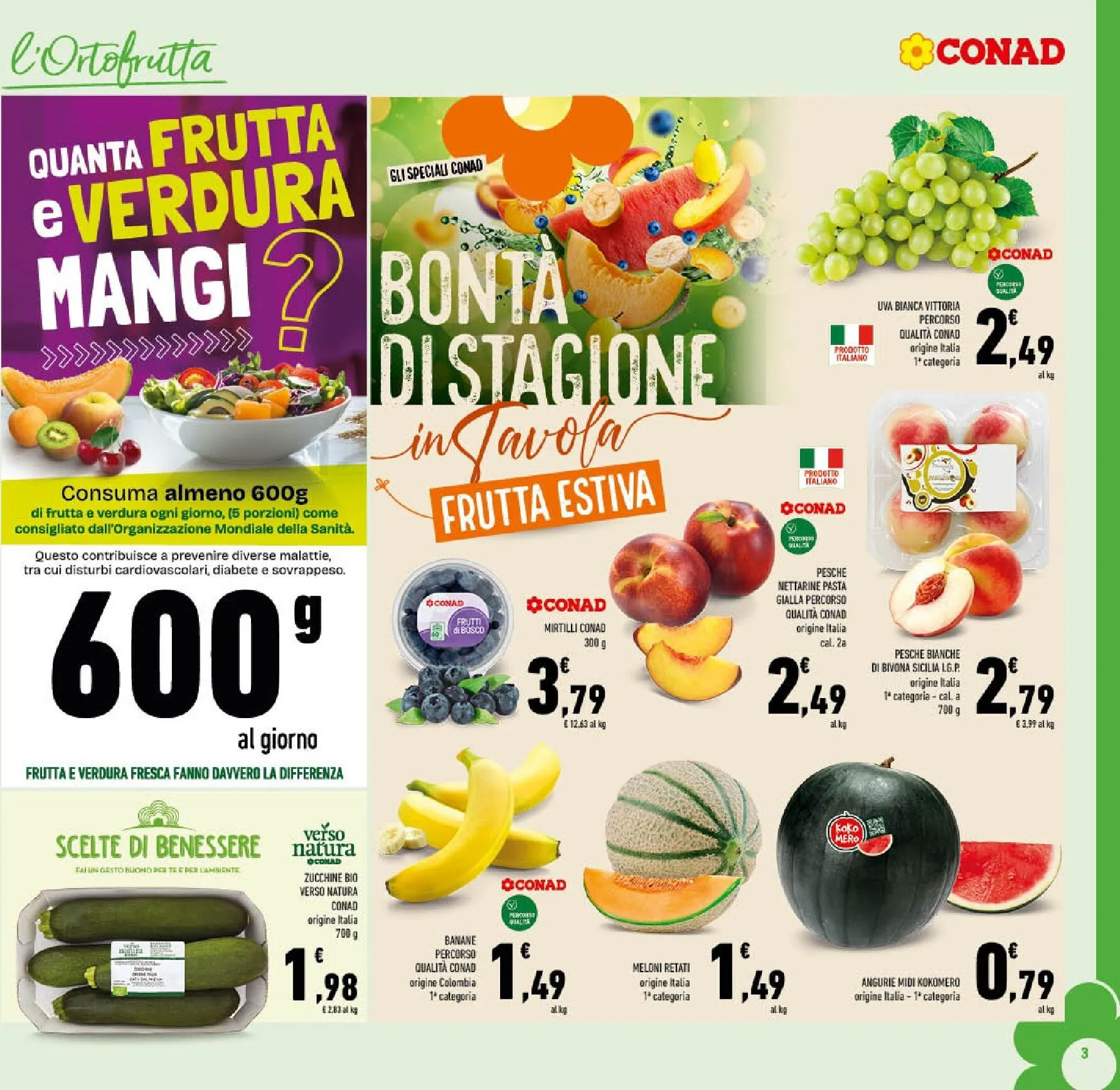Volantino attuale di Conad valido dal mercoledì 12/08/2026 al domenica 23/08/2026 da 12 agosto a 23 agosto di 2026 - Pagina del volantino 3