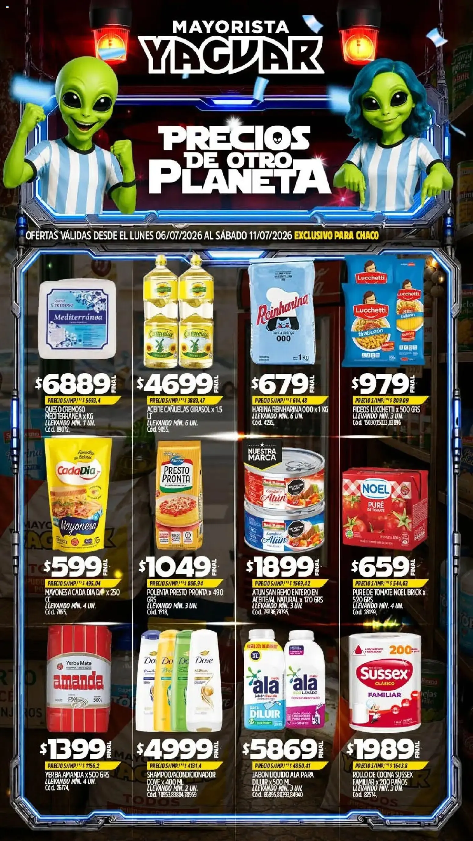 Ofertas de Yaguar - Oferta Semanal Chaco del 06/07/2026 - 11/07/2026 6 de julio al 11 de julio 2026 - Página 1 del catálogo