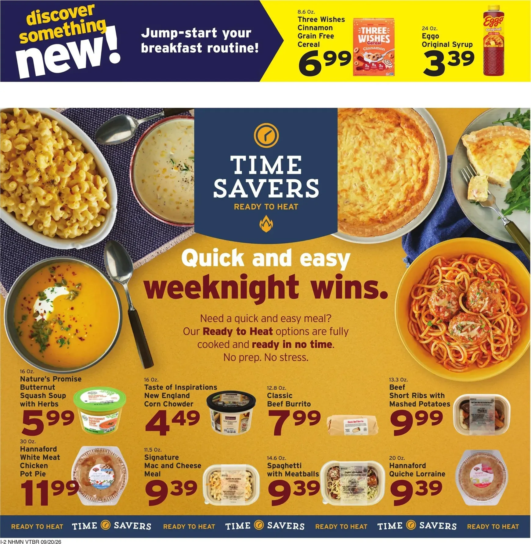 Weekly promotion Current Hannaford leaflet valid from Sunday 09/20/2026 to Saturday 09/26/2026 spanning from September 20 to September 26 2026 - Page 10 for Catalogue 365