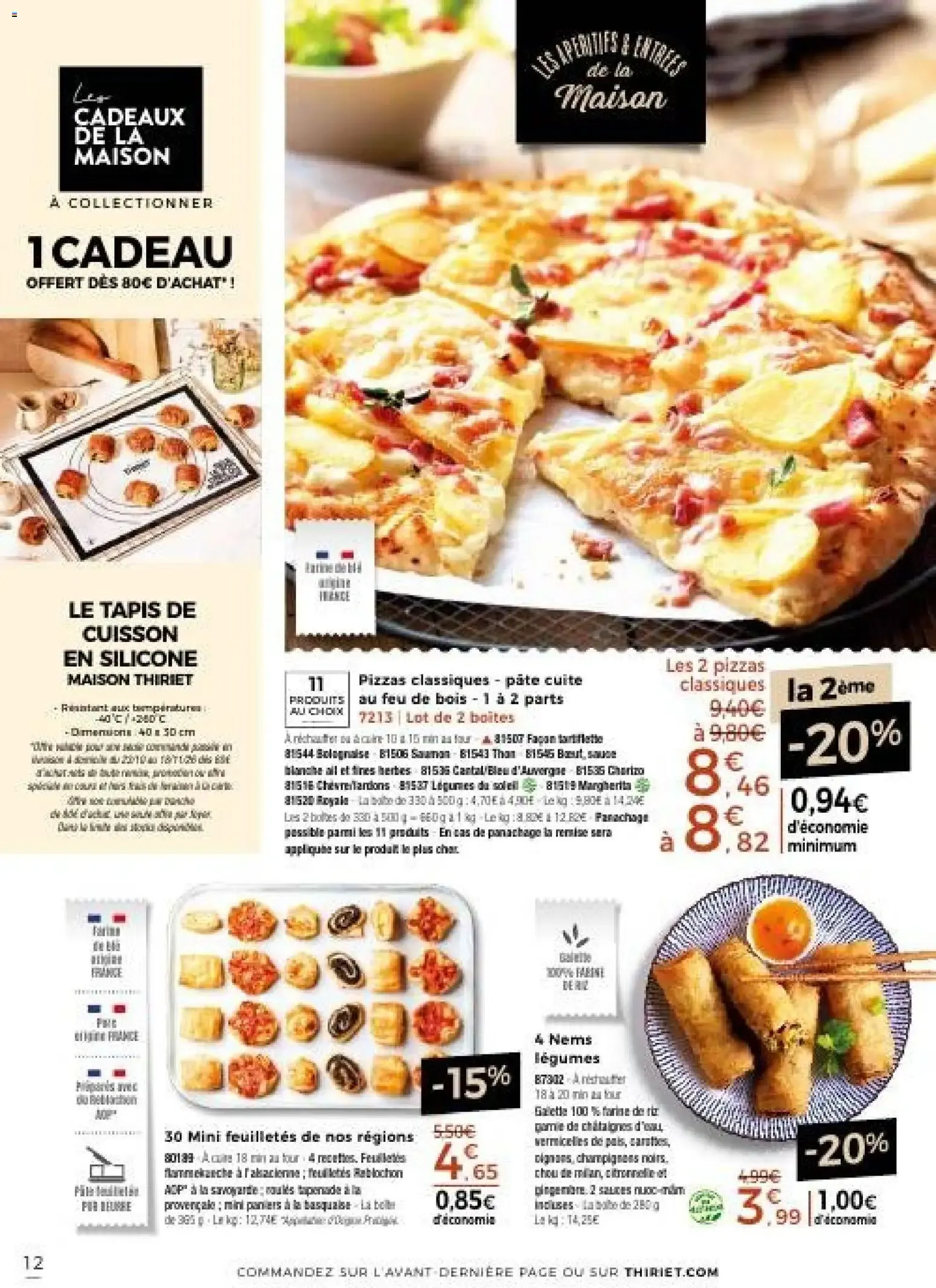 Thiriet Catalogue livraison à domicile à partir du 23/10/2026 - promo en ligne du 23 octobre au 18 novembre 2026 - Catalogue page 12