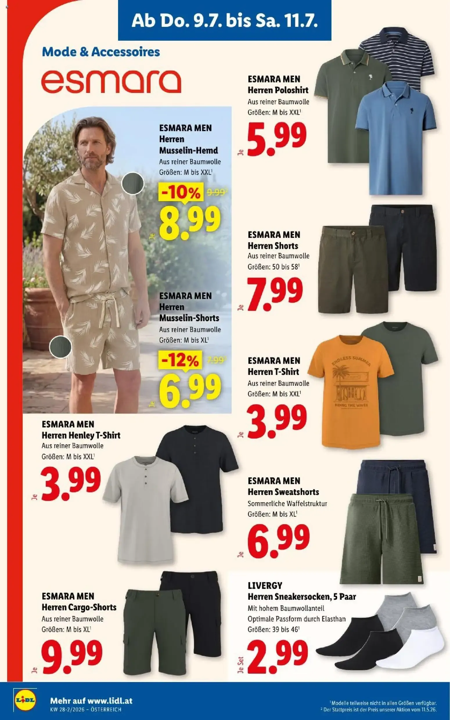 Lidl - Flugblatt ab 09.07.2026 - Angebote ab donnerstag von 9. Juli bis 11. Juli 2026 - Flugblätt seite 26