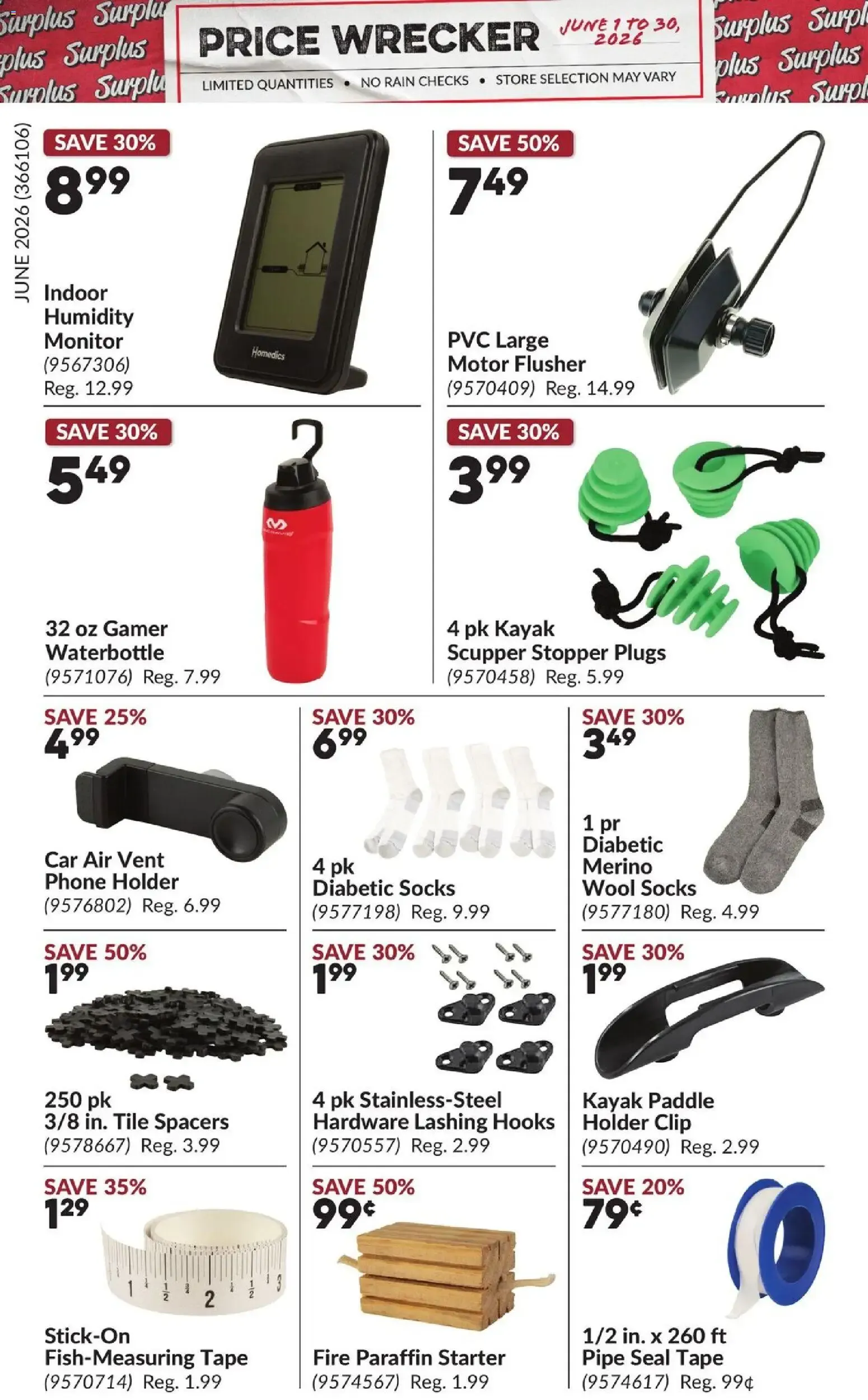 Princess Auto flyer - Price Wrecker from Jun 1, 2026 > weekly specials & deals from June 1 to June 30 2026 - flyer page 16