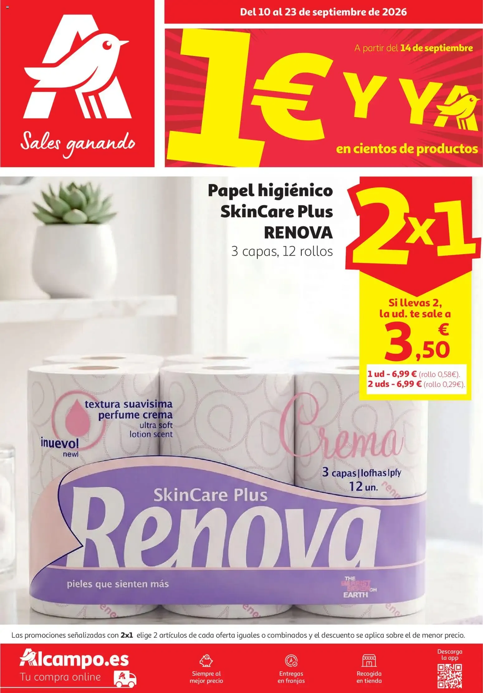 Catálogo de Alcampo Supermercado 10/09/2026 - 23/09/2026 10 de septiembre al 23 de septiembre 2026 - Página 1