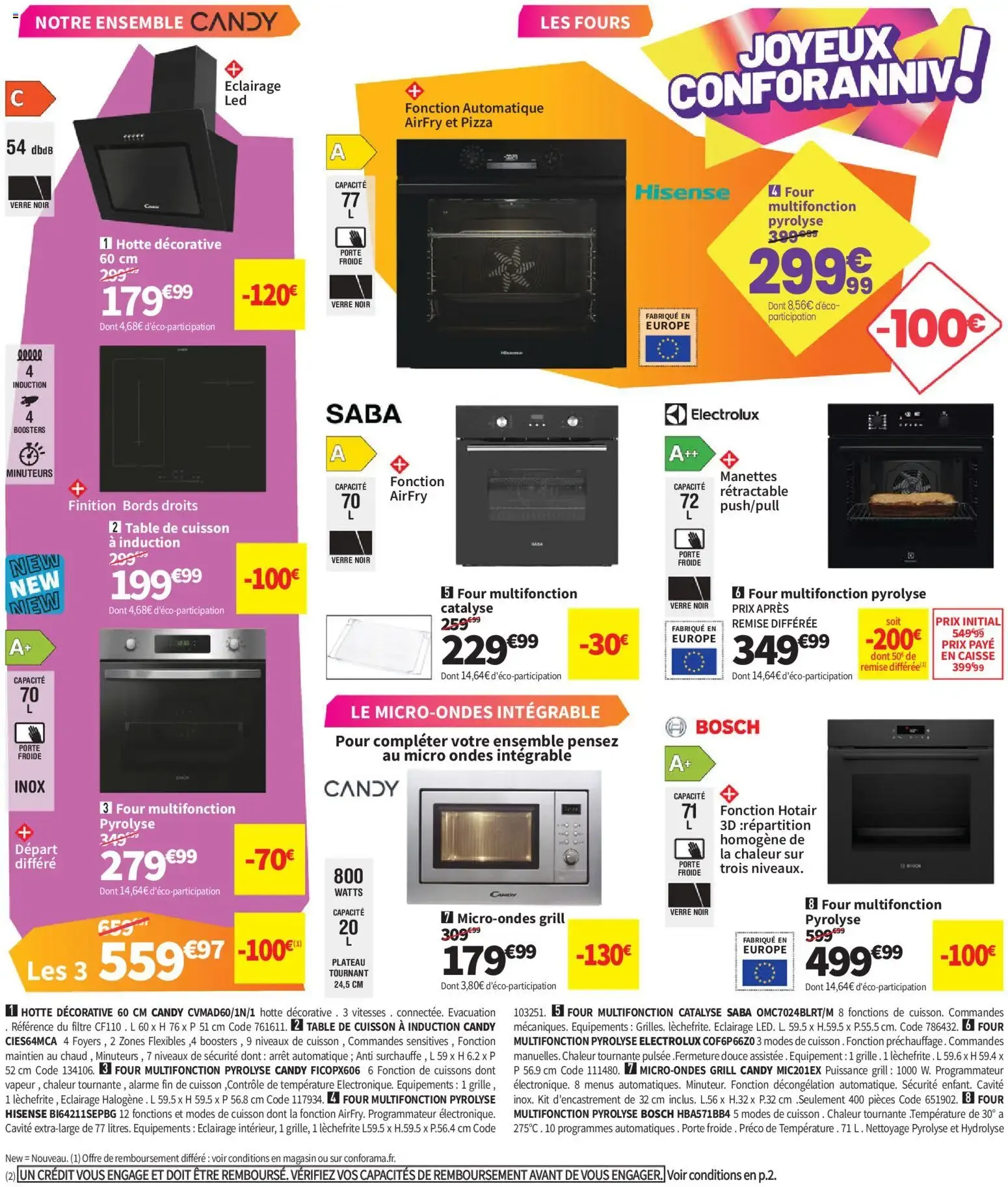 Conforama catalogue à partir du 25/08/2026 - promo en ligne du 25 août au 28 septembre 2026 - Catalogue page 32