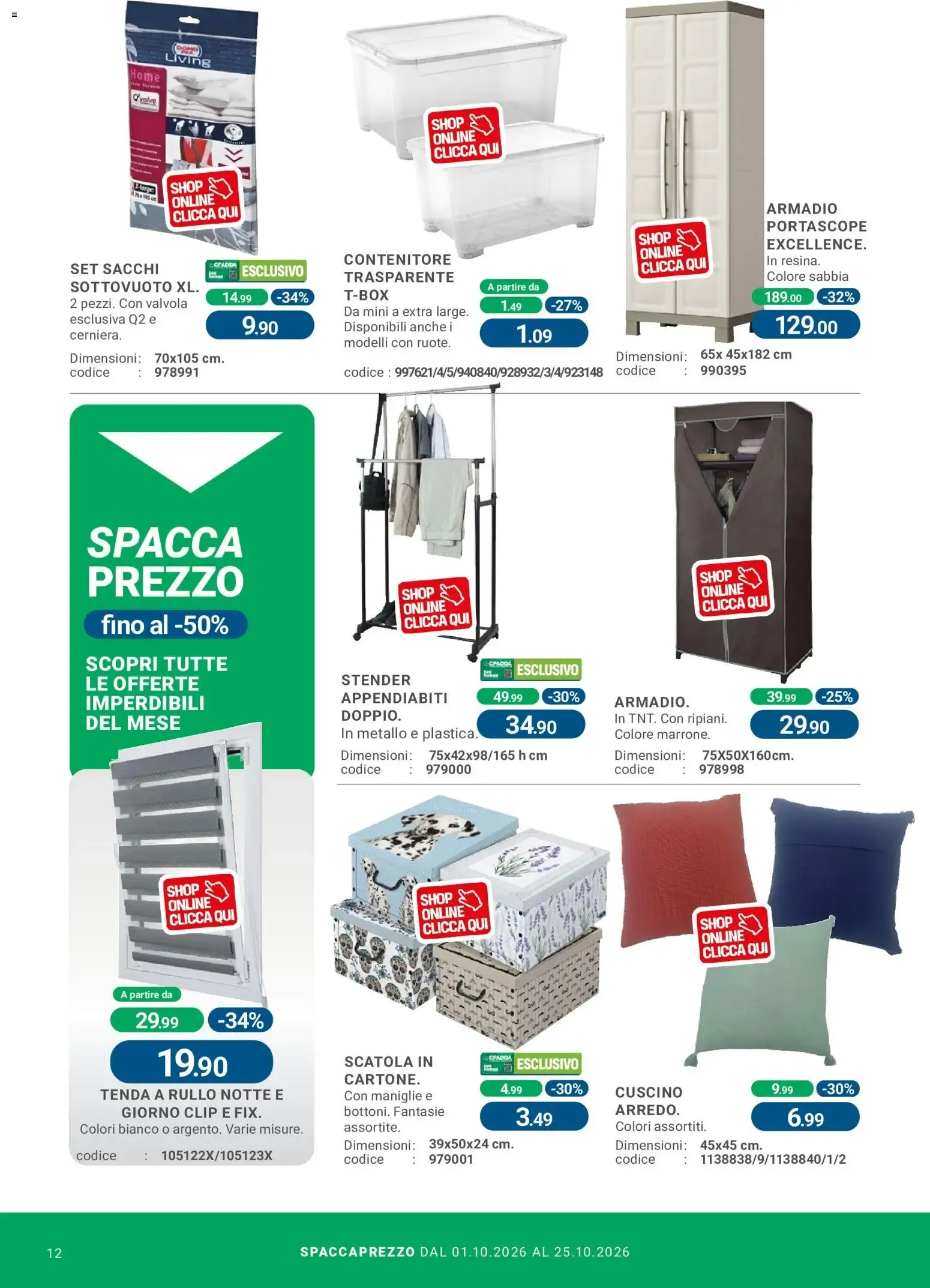 Nuovo CFadda volantino dal 01/10/2026 > offerte anteprima 🛍️ da 1 ottobre a 25 ottobre di 2026 - Pagina del volantino 12