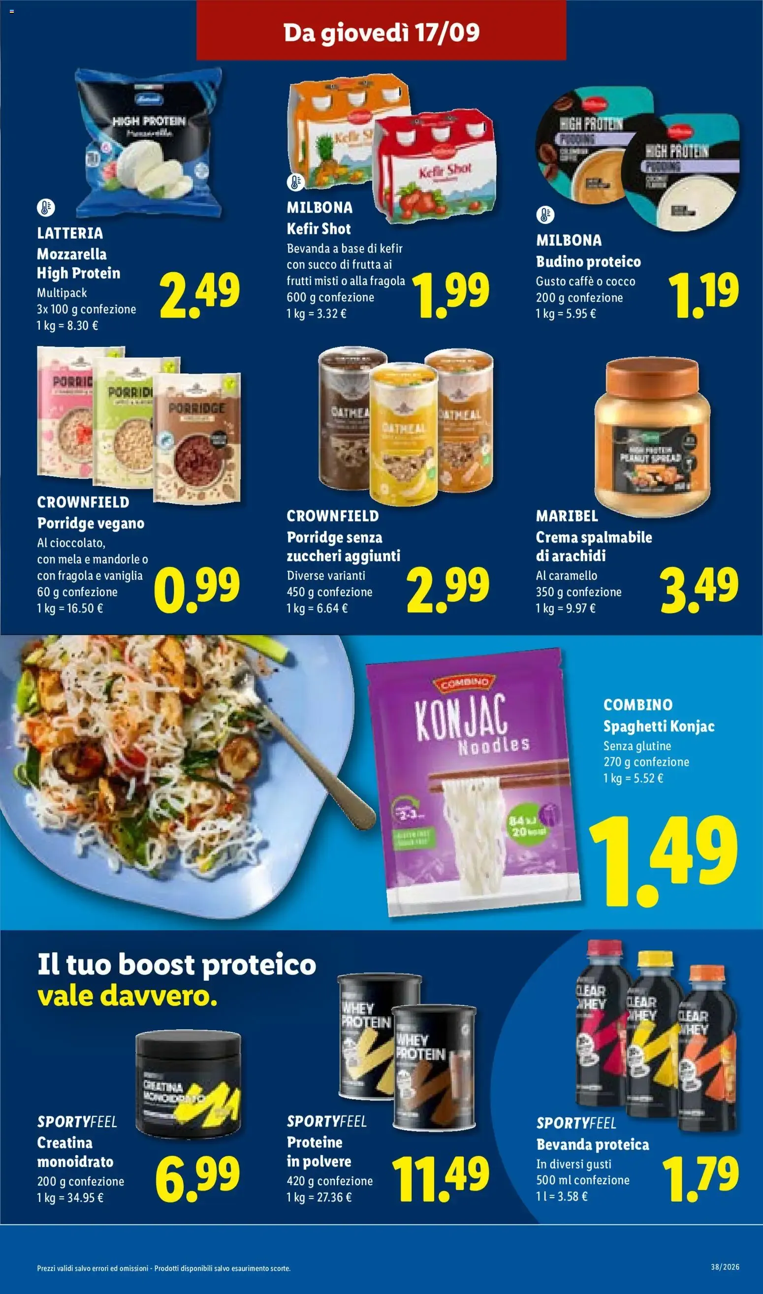 Lidl XXL Grande formato, grande convenienza y Mega Offerte da 17 settembre a 23 settembre di 2026 - Pagina del volantino 23