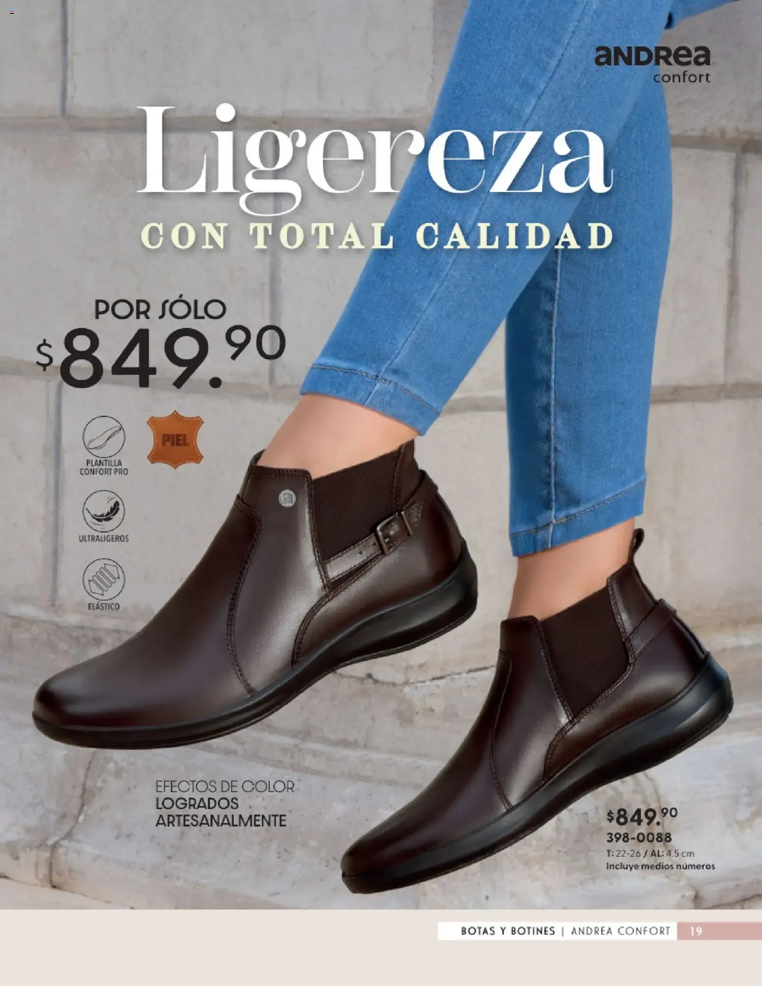 Catálogo de Andrea catálogo Calzado Confort 2026 - Catálogos en línea de 23/08 - 30/01 23 de agosto al 30 de enero 2027 - Pagina 19