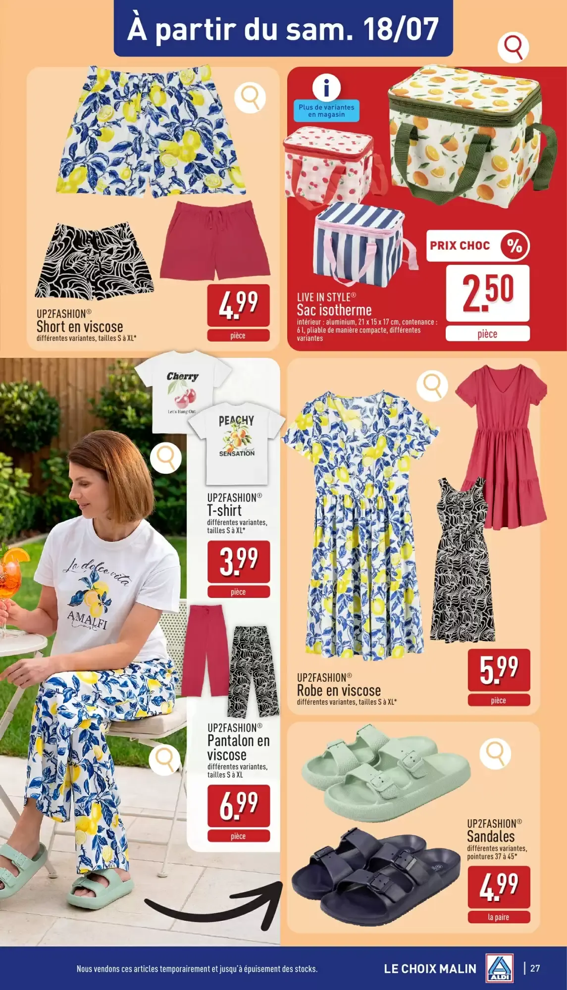 ALDI Dépliant du 13/07 au 18/07 van 13 juli tot 18 juli 2026 - folder pagina 27