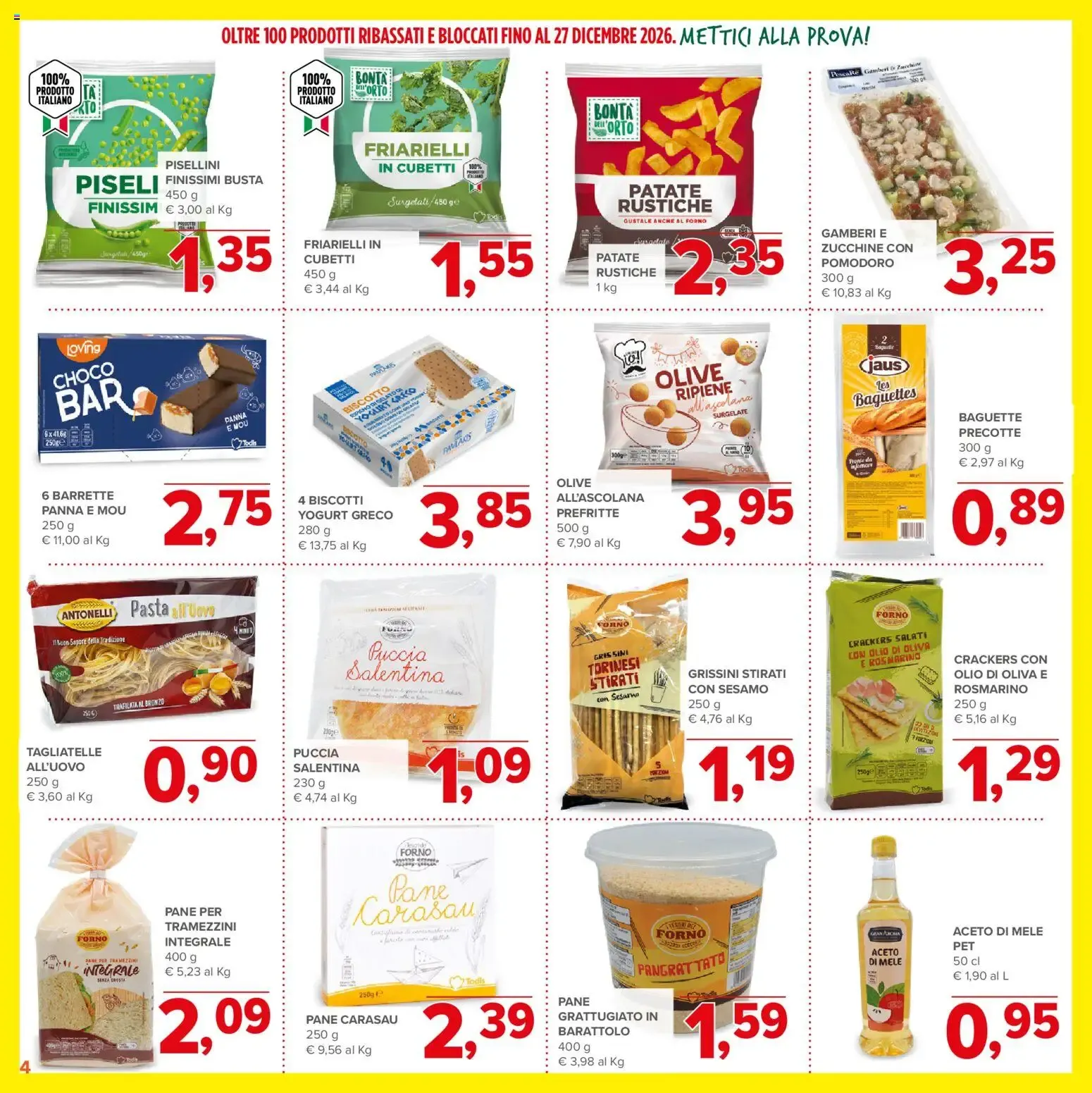 Nuovo Todis volantino Bassi e Bloccati dal 29/10/2026 > offerte anteprima 🛍️ da 29 ottobre a 27 dicembre di 2026 - Pagina del volantino 4