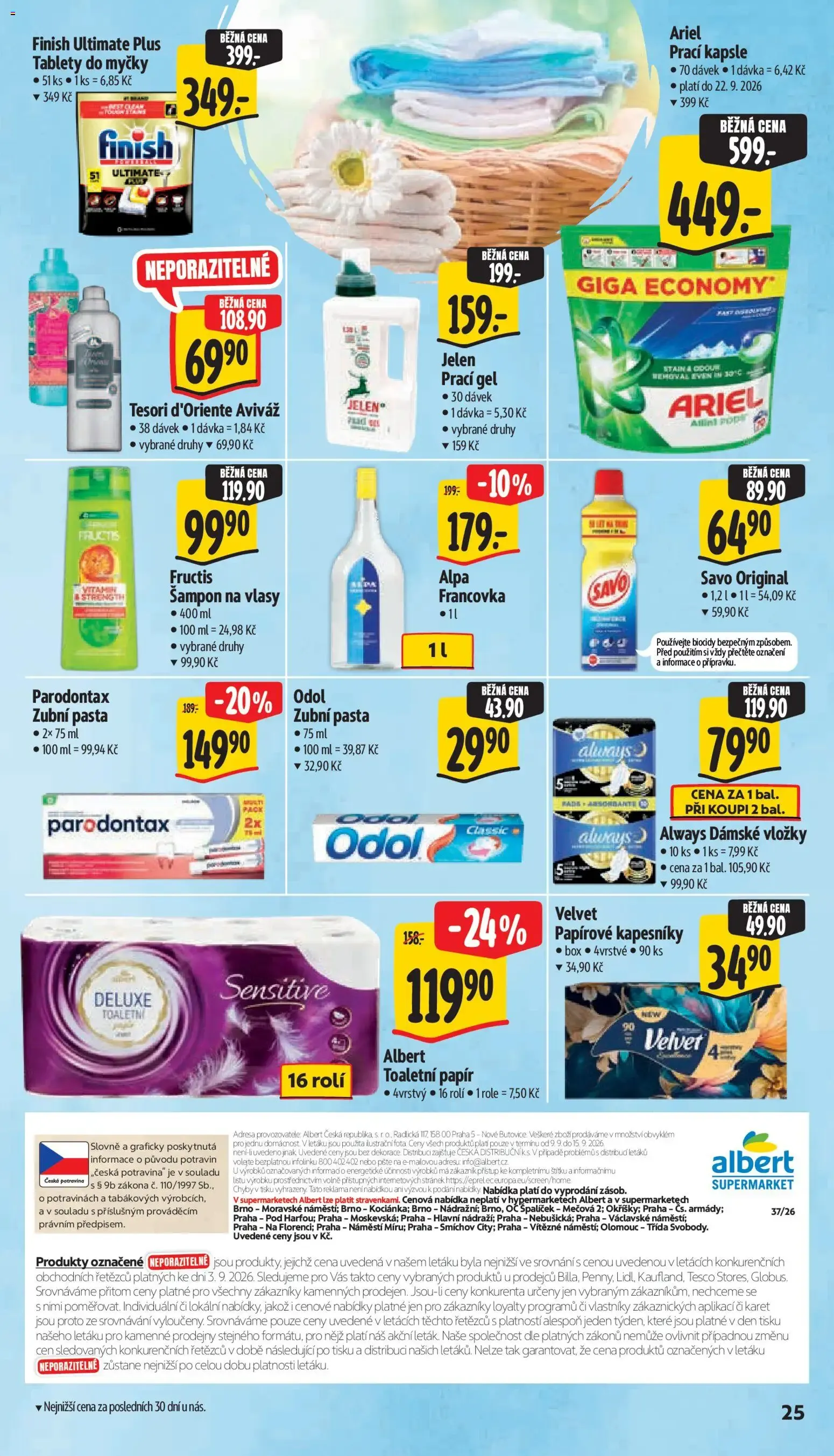 Albert leták - Supermarket od 09.09.2026 - Akční leták - 9. září 15. září 2026 - Page 35