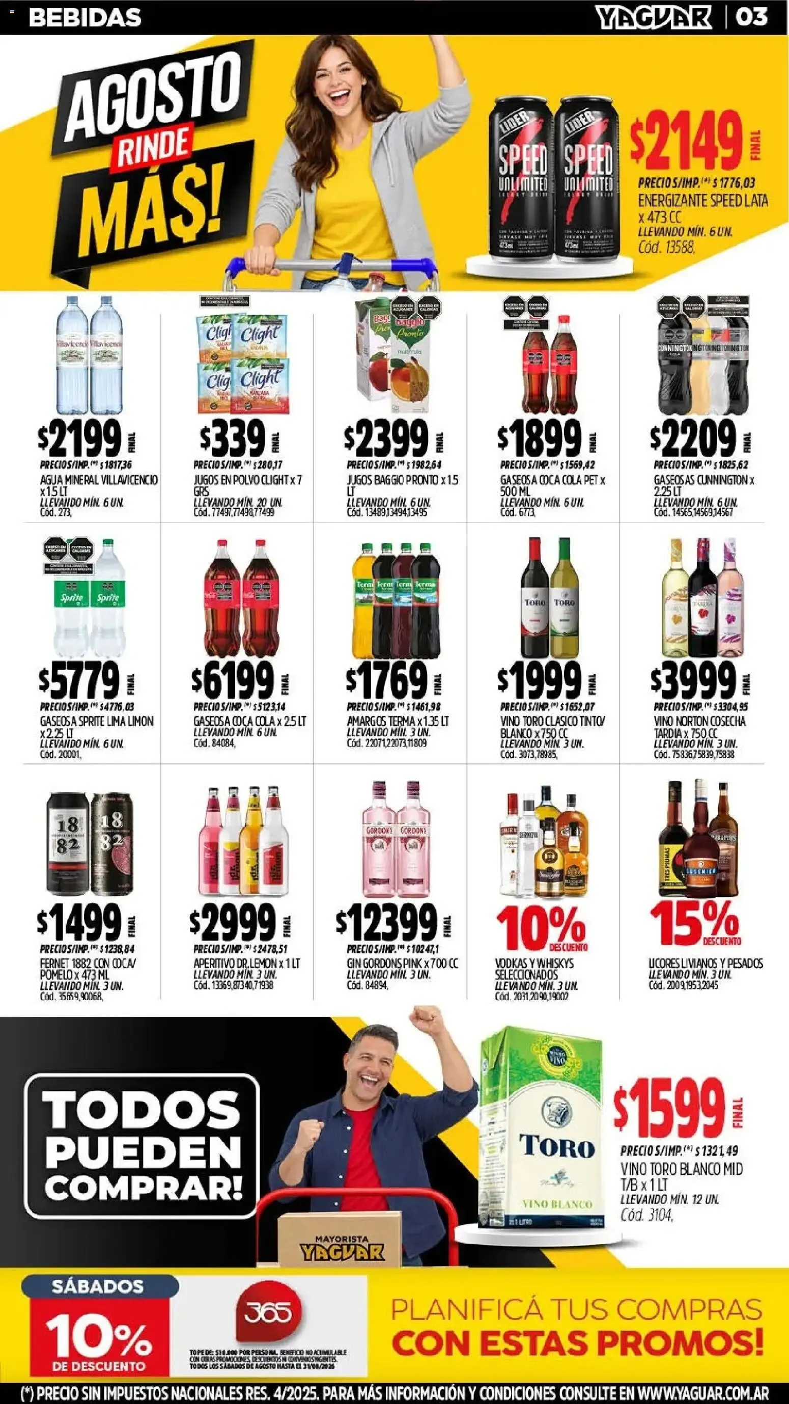 Ofertas de Yaguar - Oferta Semanal Trelew del 24/08/2026 - 30/08/2026 24 de agosto al 30 de agosto 2026 - Página 3 del catálogo