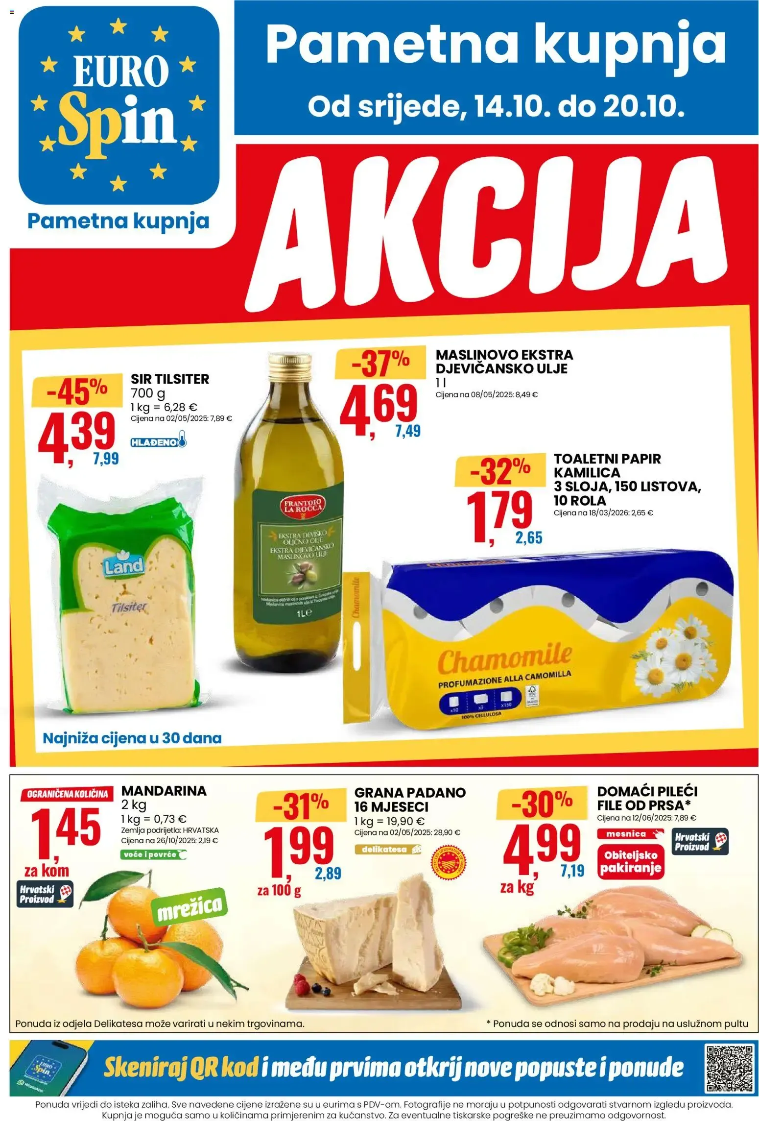 Katalog Eurospin Akcija: Pametna Kupnja od 14. listopada do 20. listopada 2026. - Pregled Stranica 1
