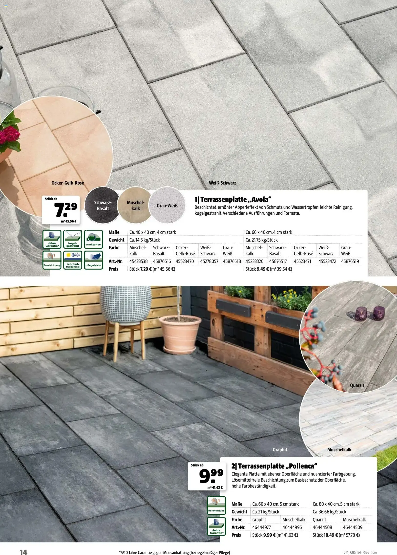 Hagebau Gartenbaustoffsortiment (ab 02.03.2026) zum Blättern von 2. März bis 31. Dezember 2026 - Prospekt seite 14