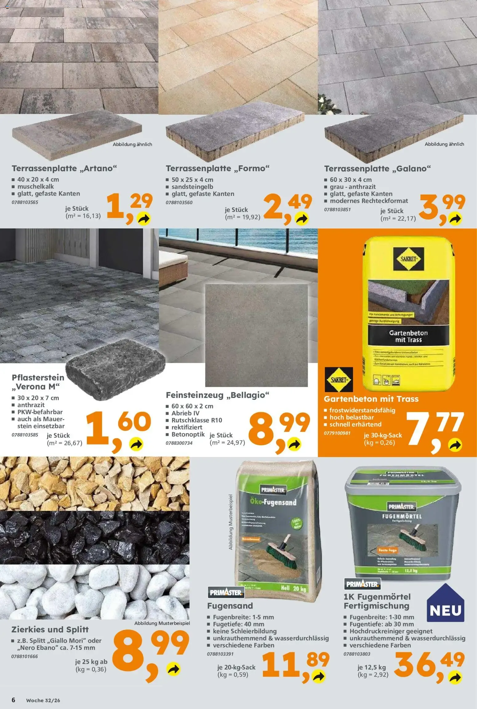 Globus Baumarkt Prospekt von 3. August bis 8. August 2026 - Prospekt seite 6